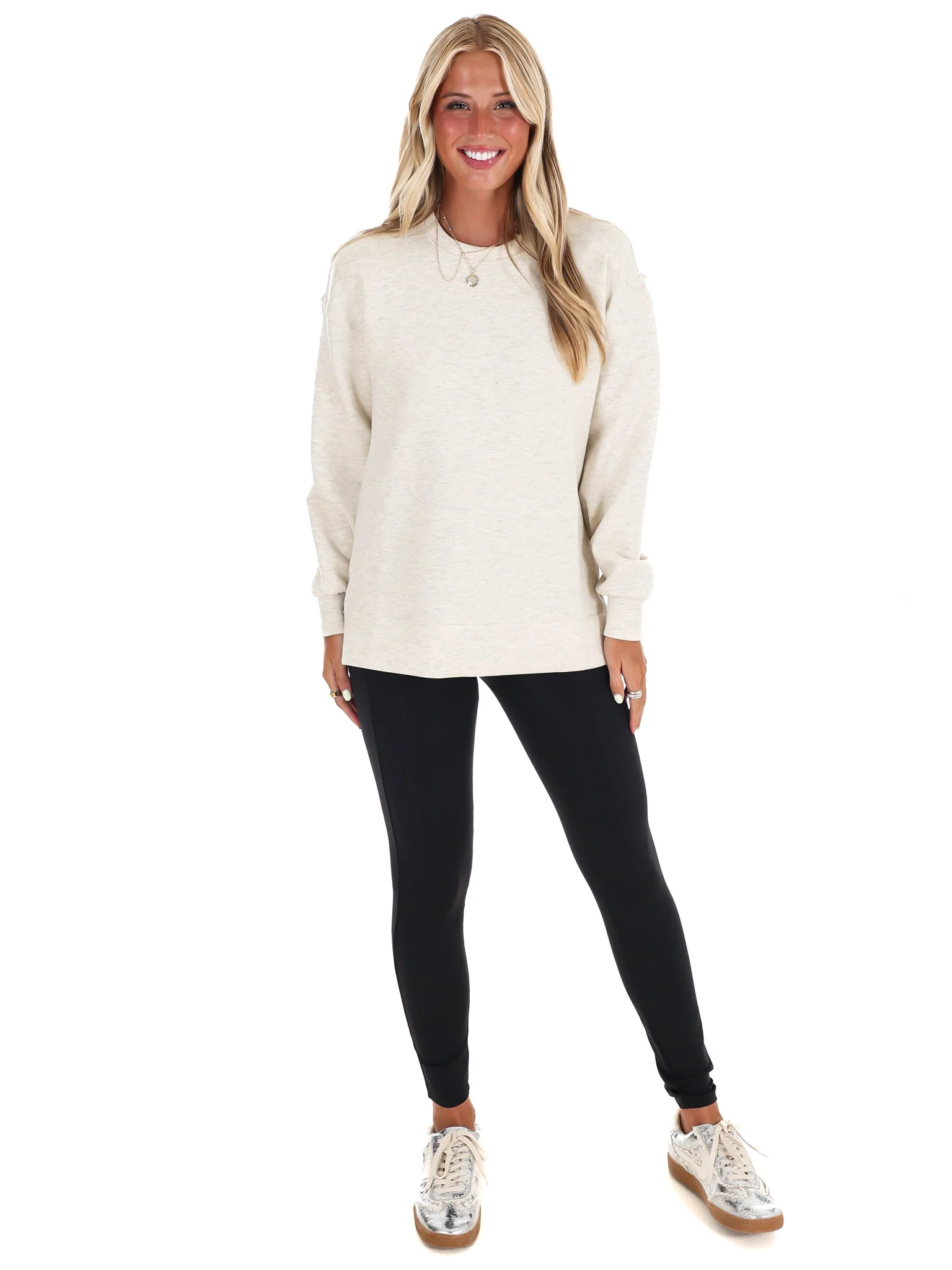 Spanx Brushed AirEssentials Crewneck Top - Image 9