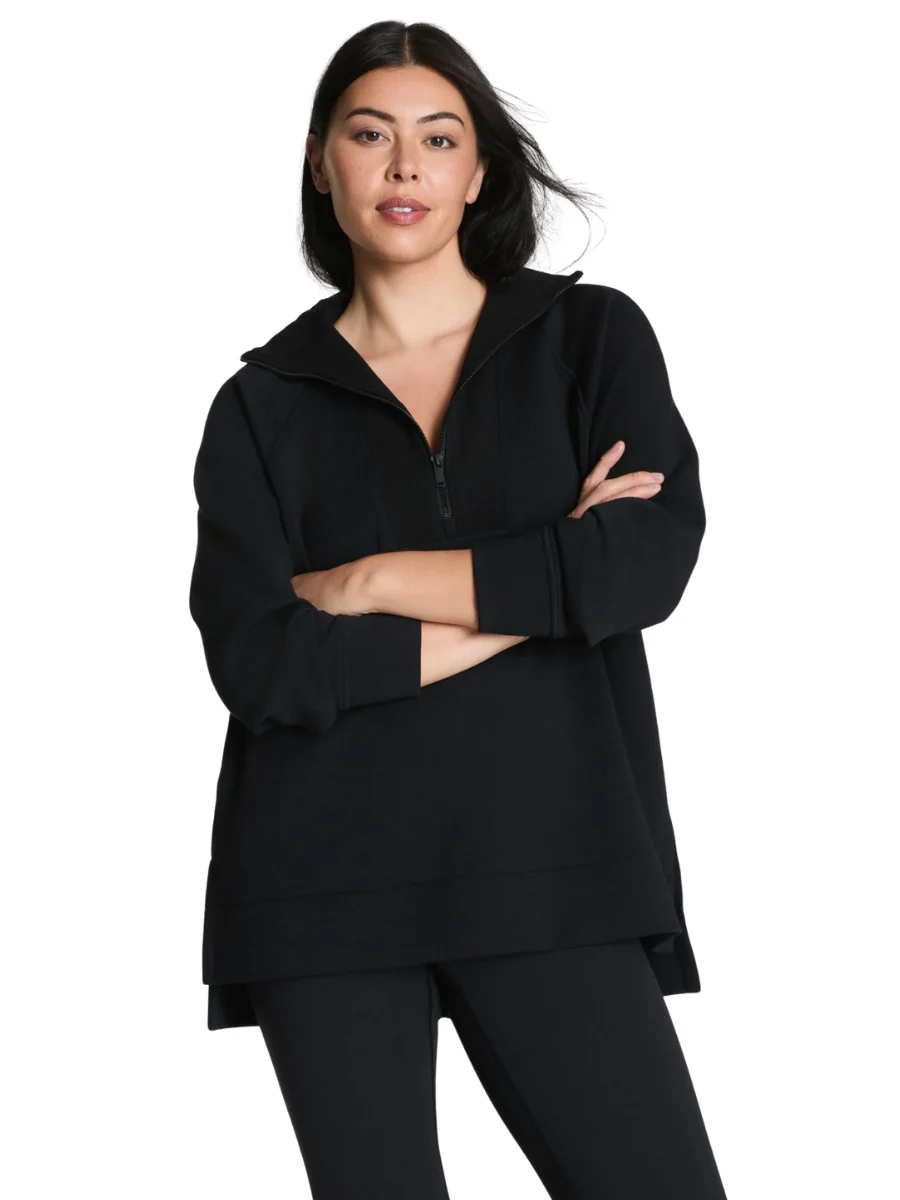 Spanx Brushed Half Zip Tunic