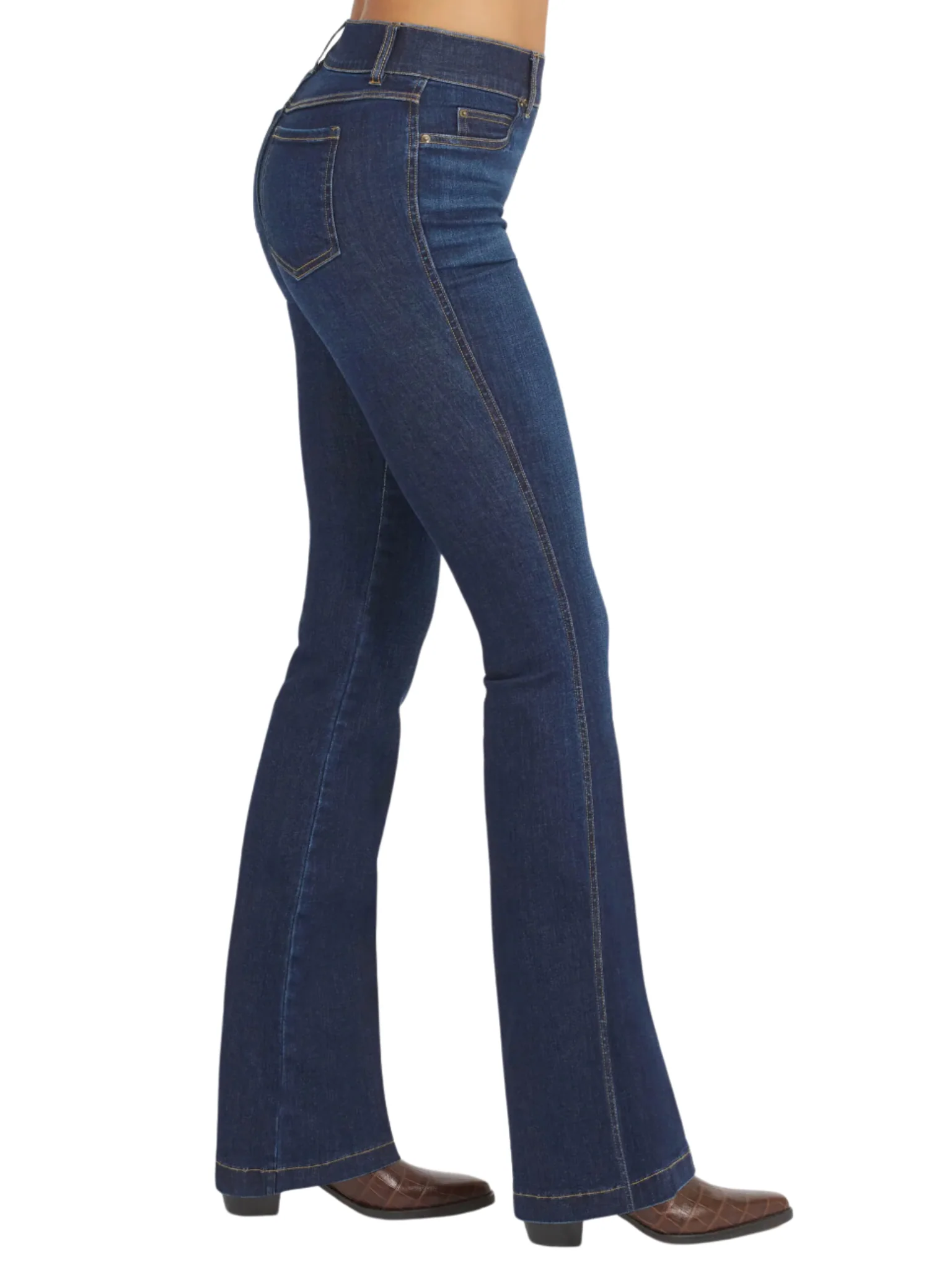 Spanx Pull On Flare Jeans - Image 2