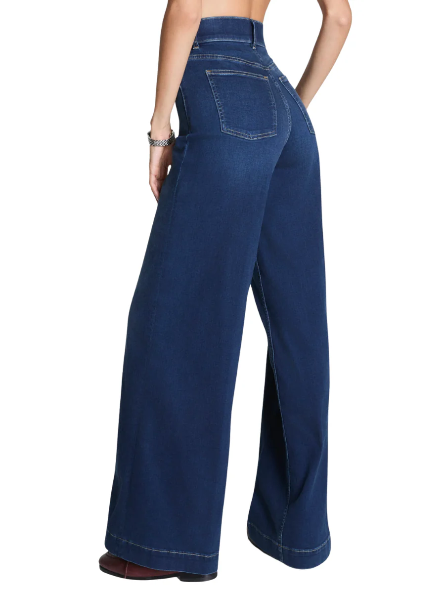 Spanx Pull On Wide Leg Jeans - Image 2