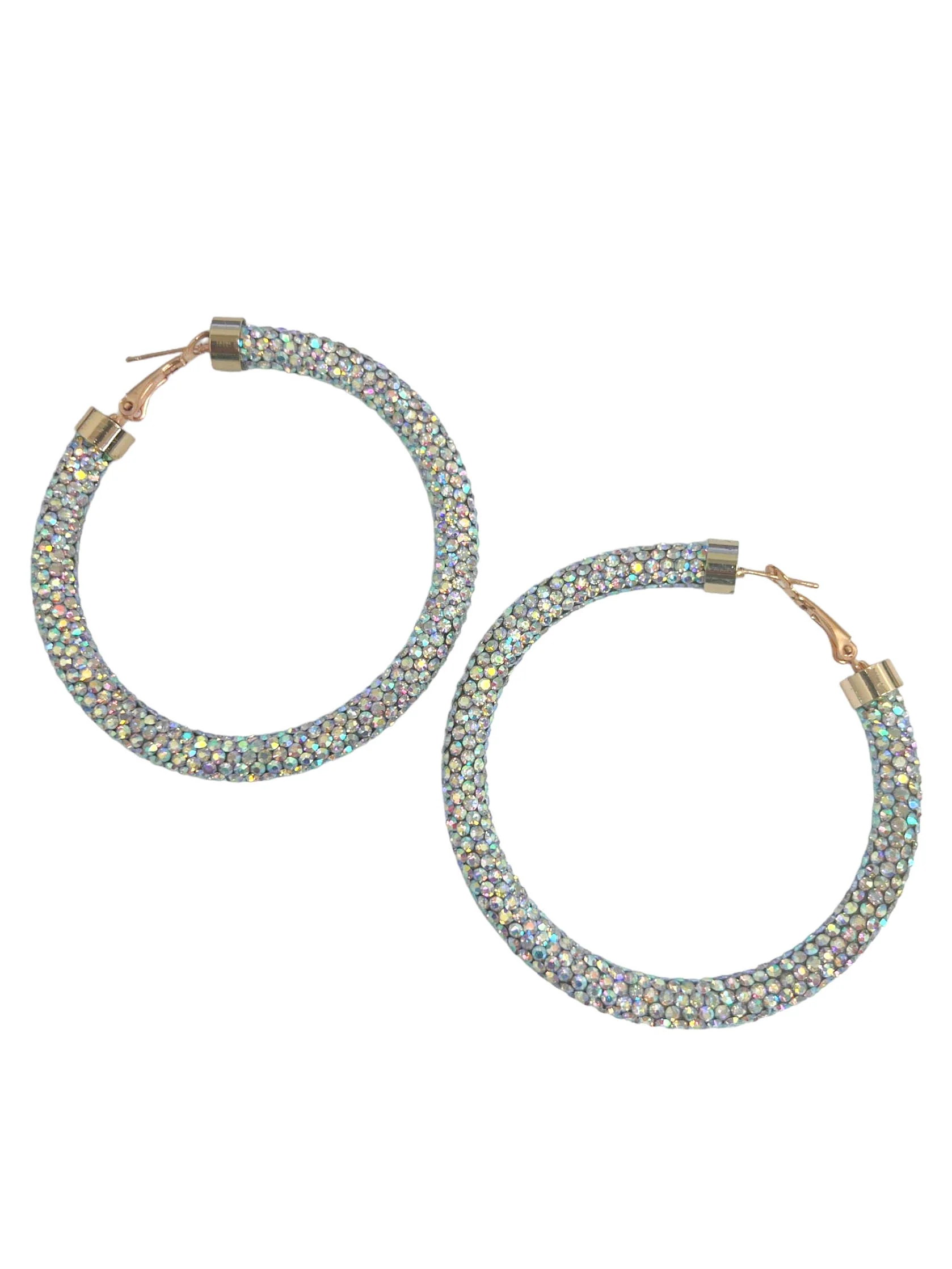 Sparkle Hoop Earrings