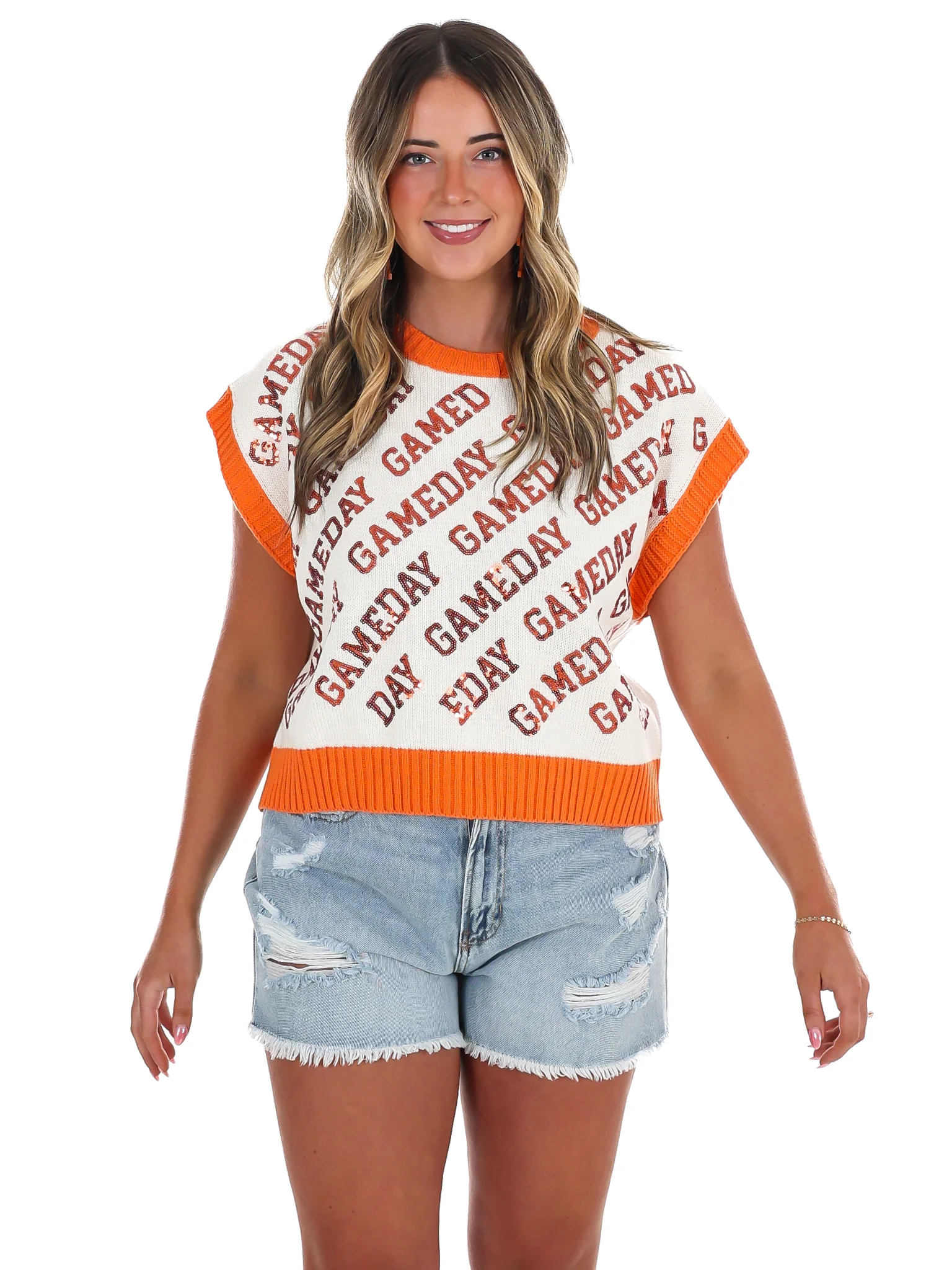 Sparkle Squad Gameday Sweater Top - Image 3