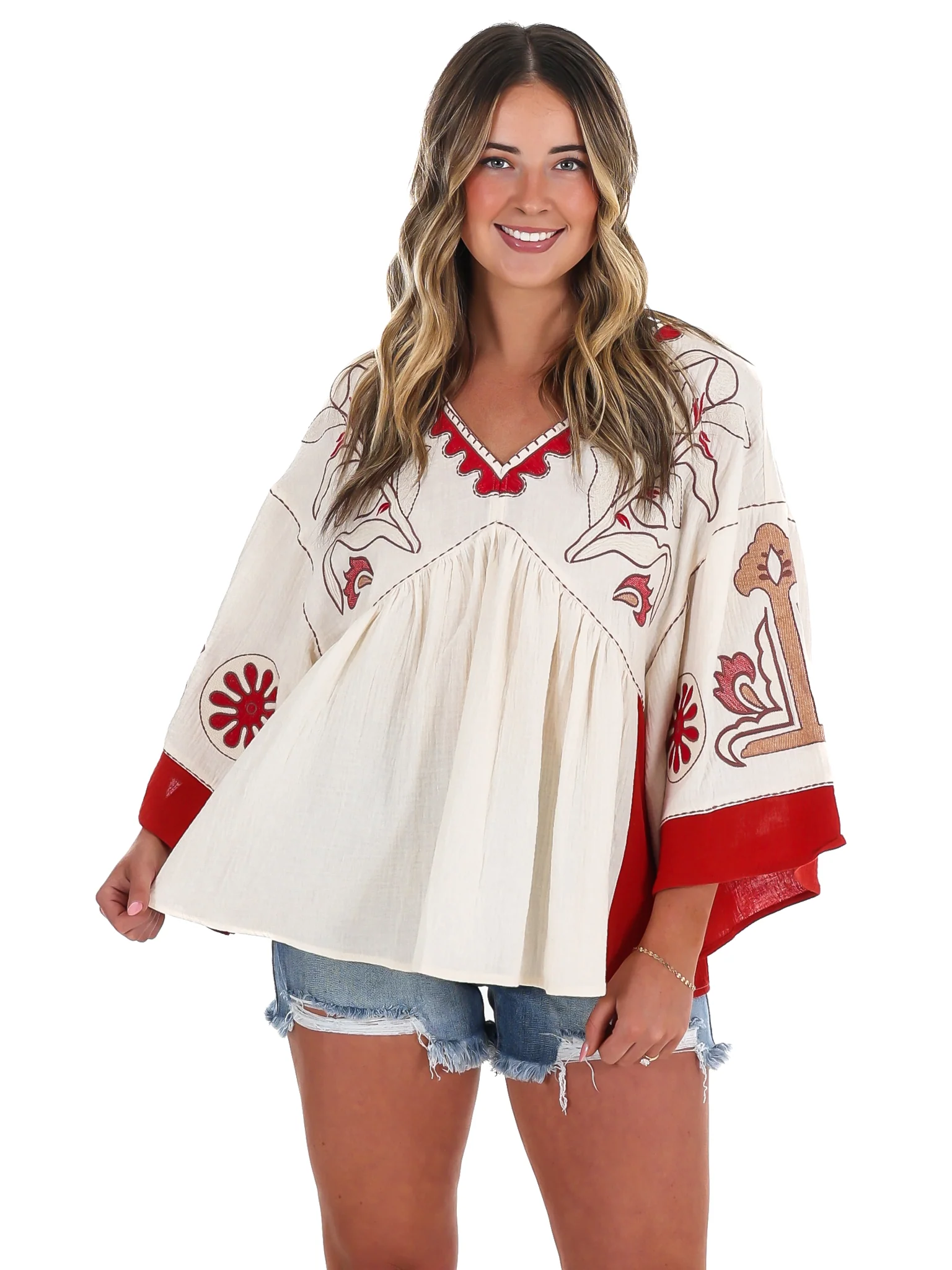 Special Day Embroidery Top