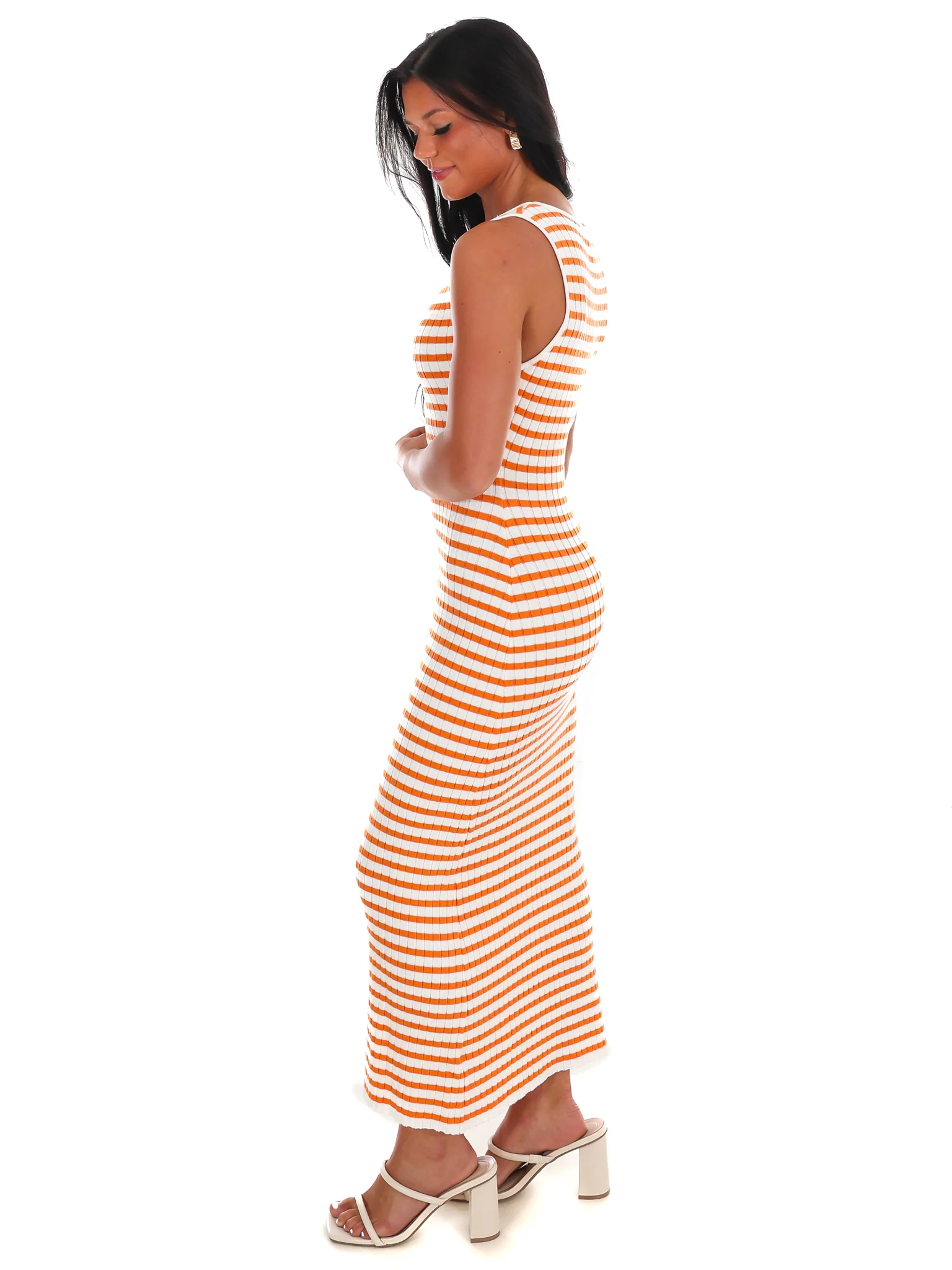 Spirit Section Striped Midi Dress - Image 6