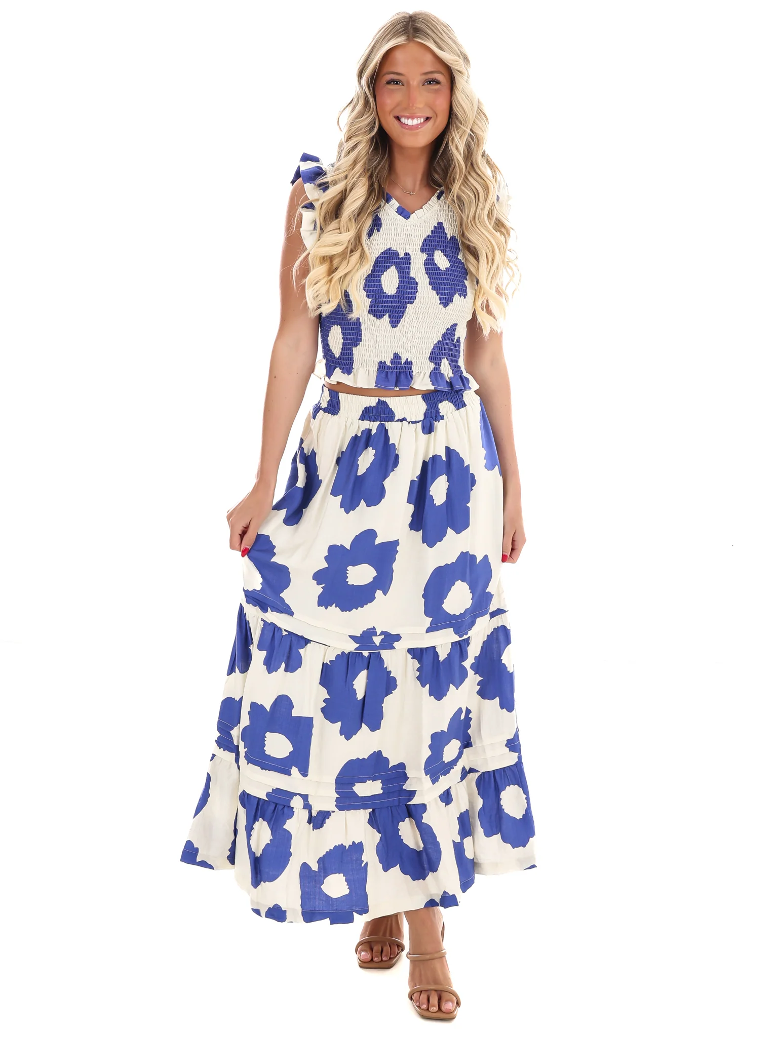 Springtime Beauty Two Piece Skirt Set - Image 2