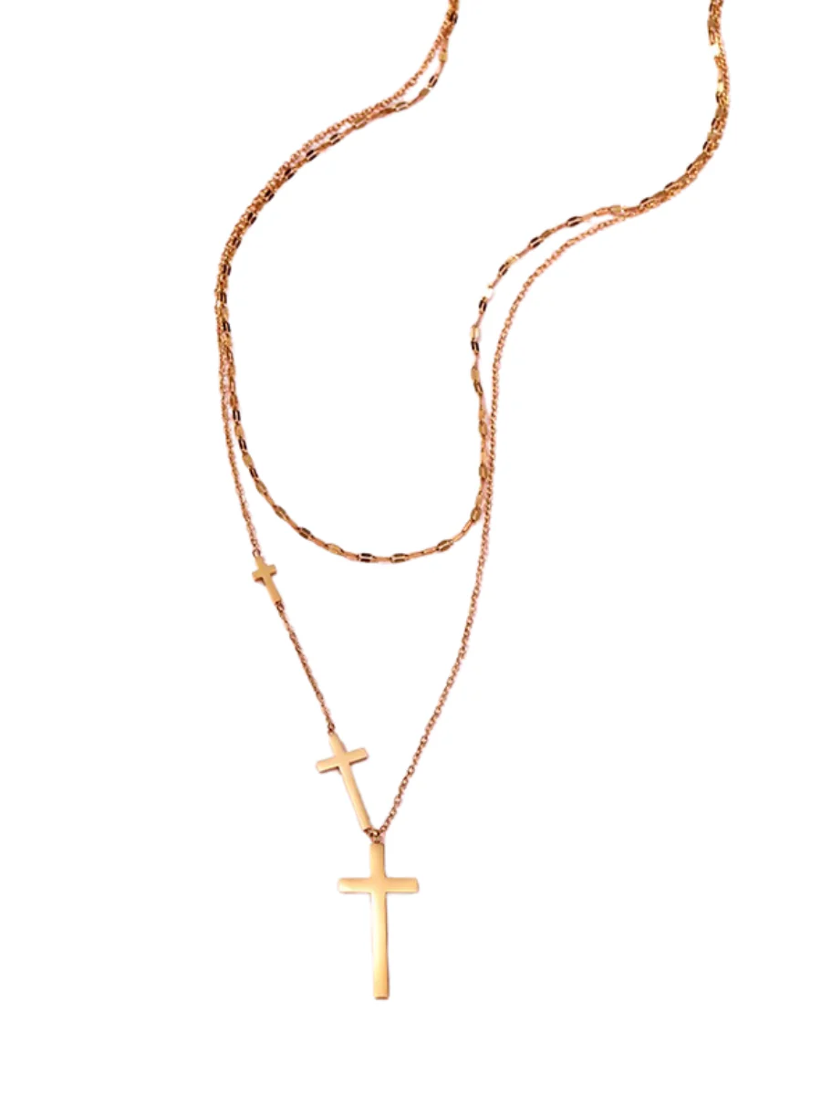 Stainless Steel Cross Necklace
