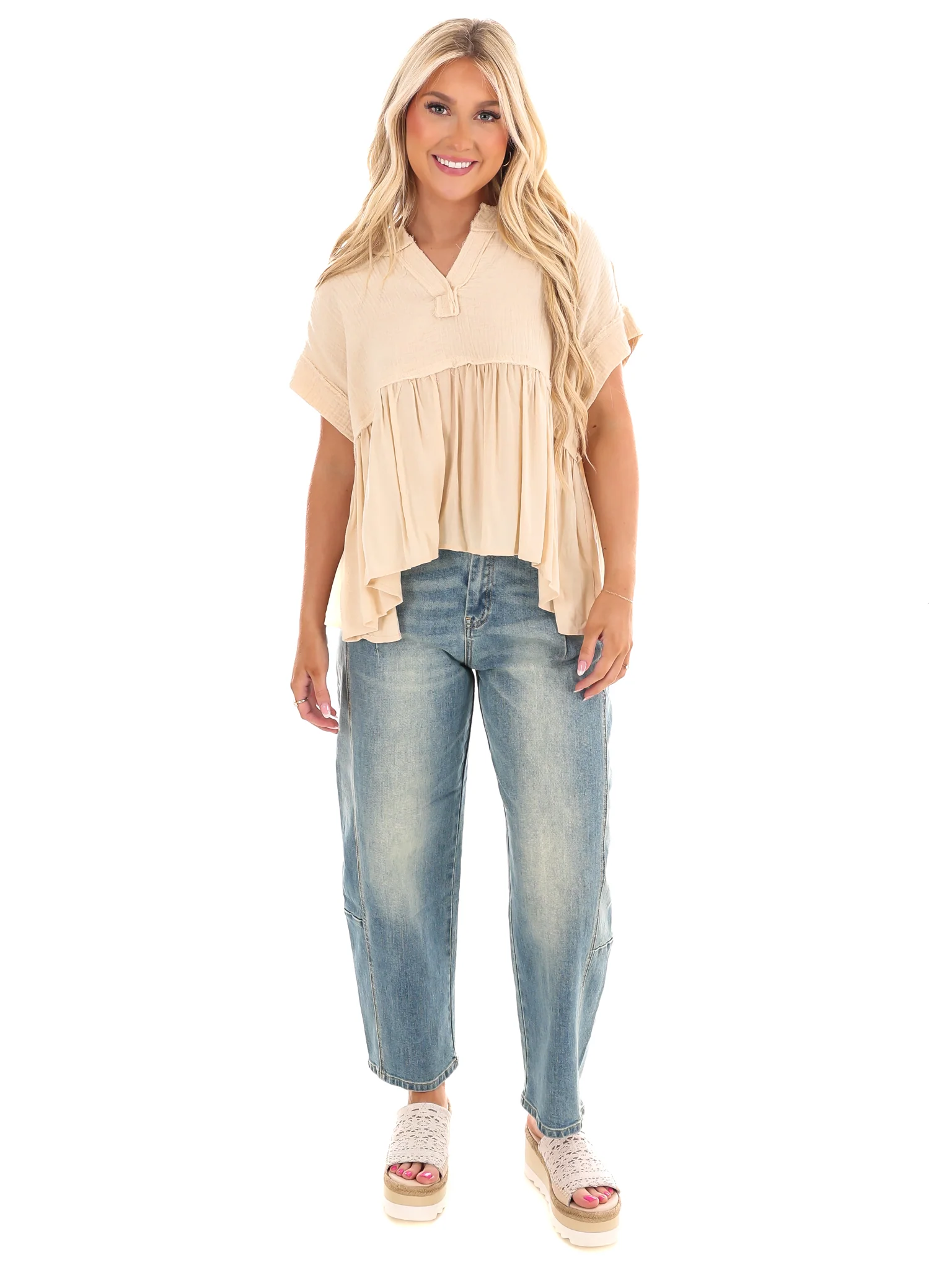 Stand by Me V-Neck Top - Image 18