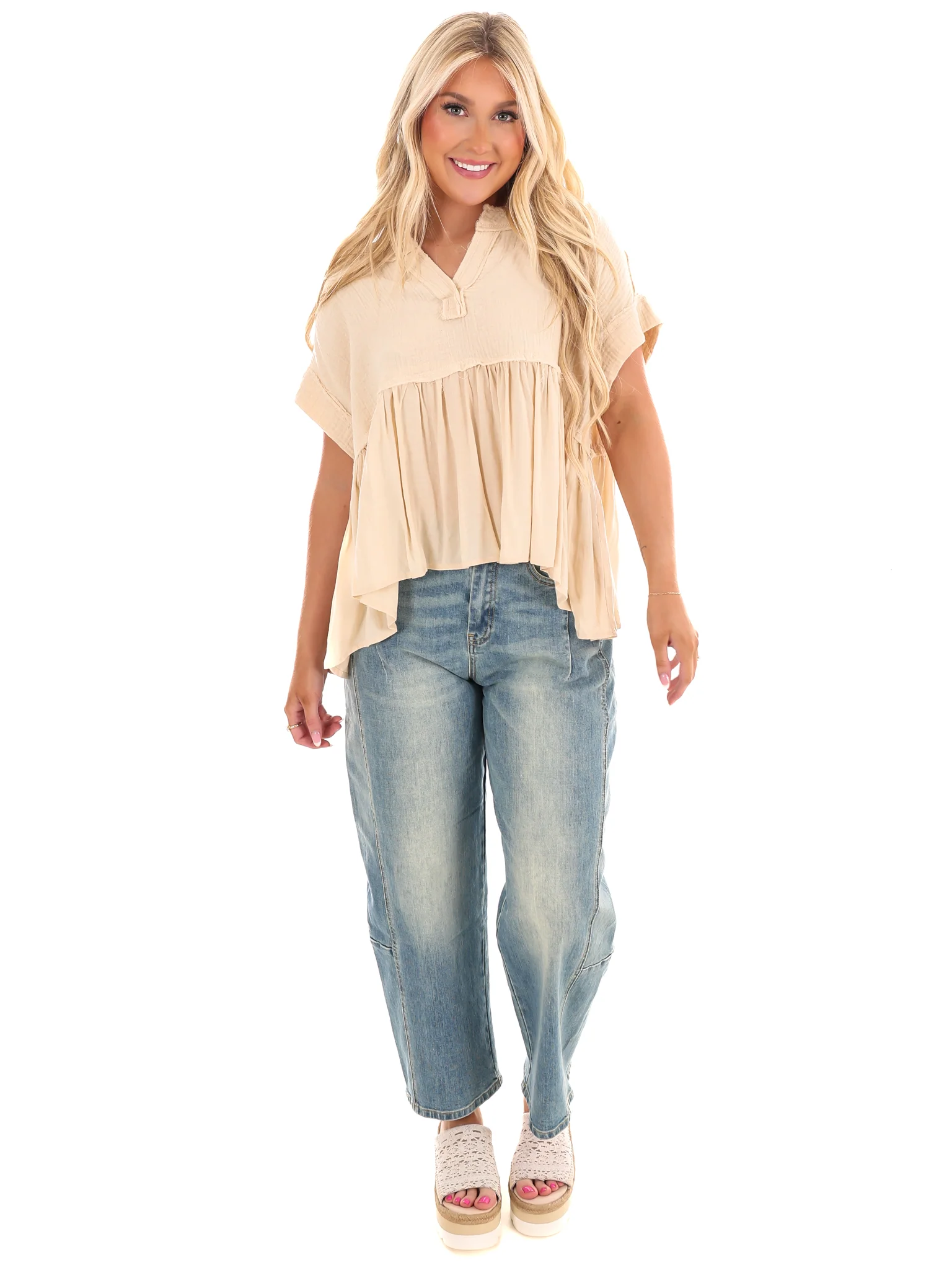 Stand by Me V-Neck Top - Image 22
