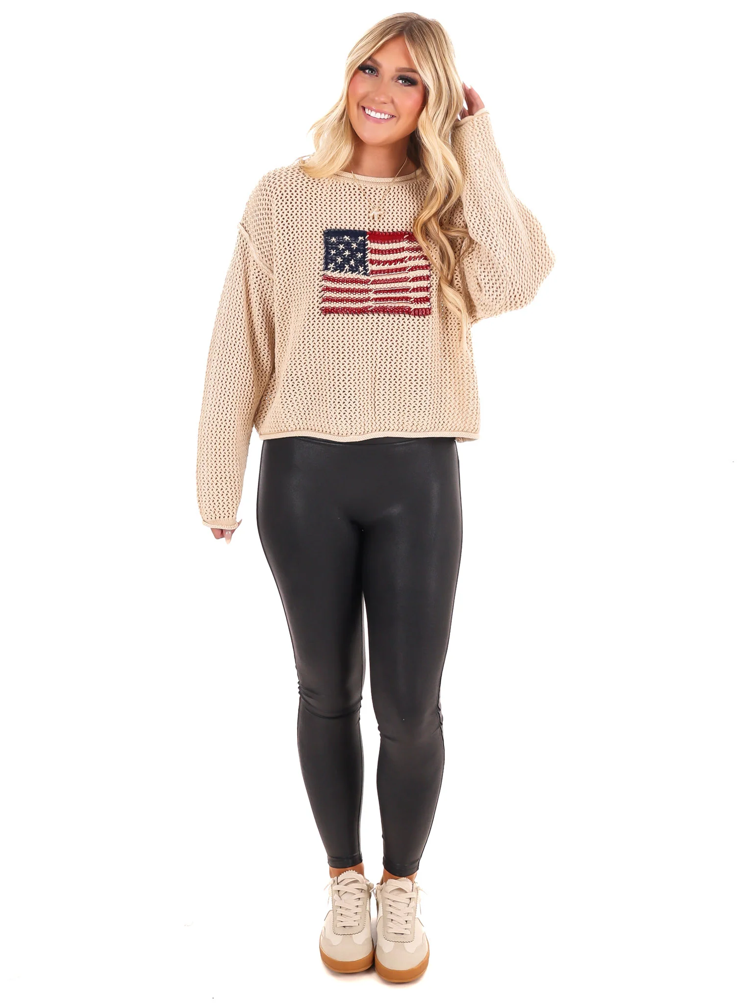 Stars & Threads Flag Sweater - Image 12