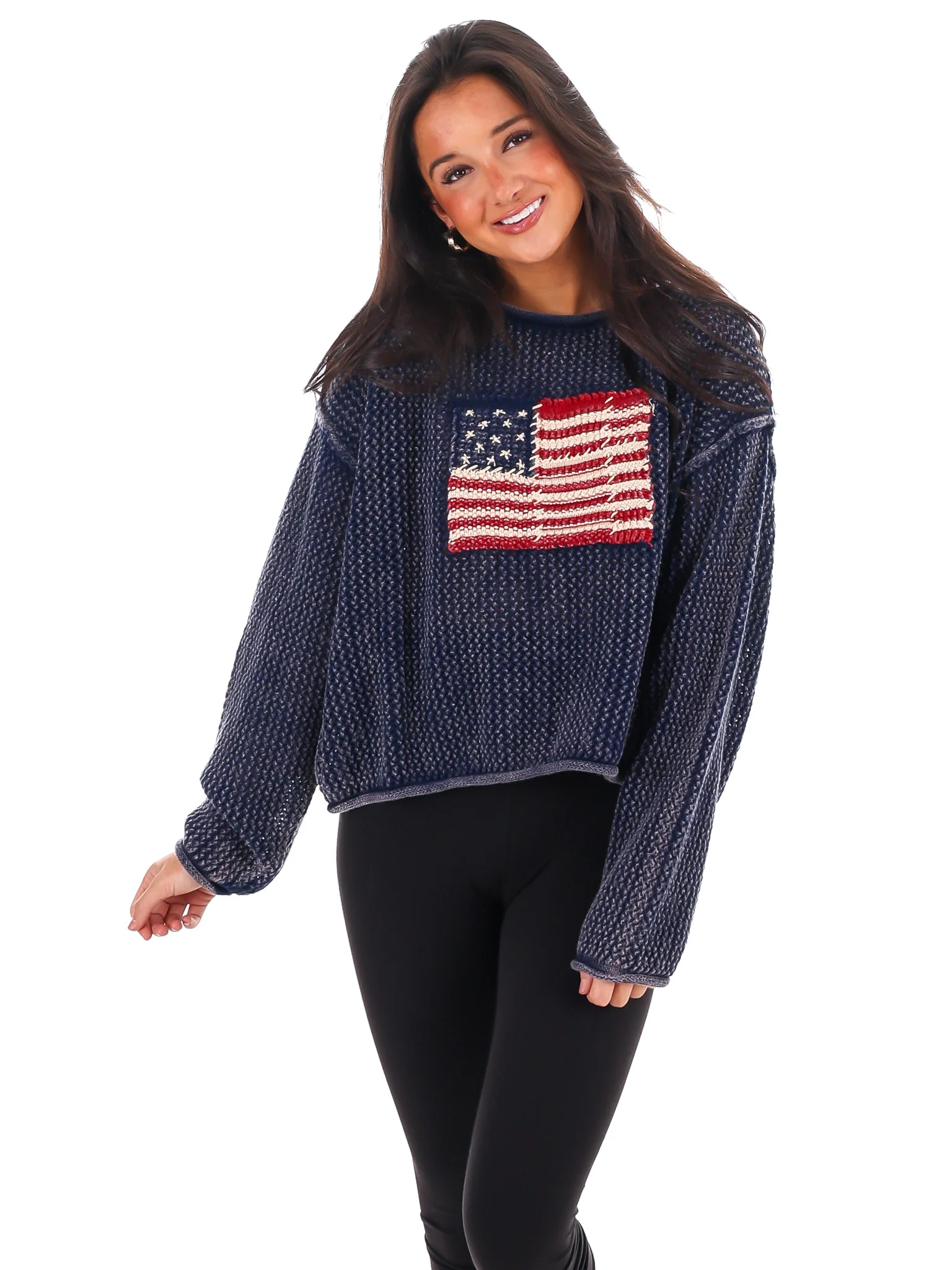 Stars & Threads Flag Sweater - Image 3