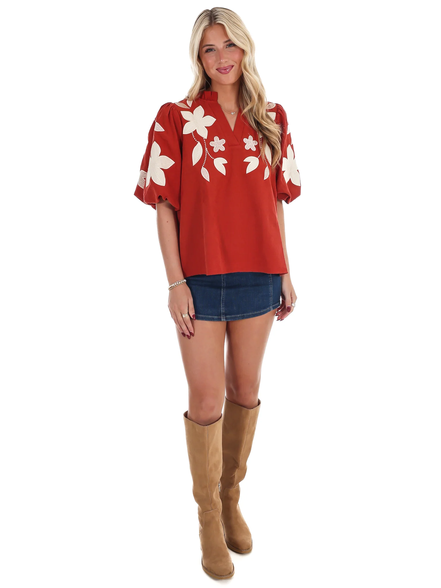 Start Your Journey Suede Top - Image 2