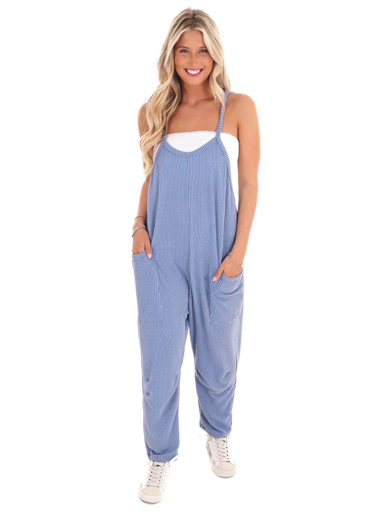 Stay Close Ribbed Jumpsuit - Image 4