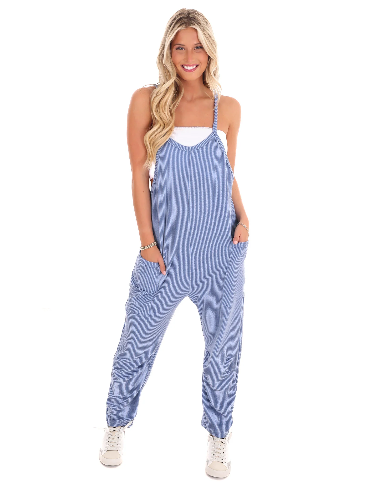 Stay Close Ribbed Jumpsuit - Image 5