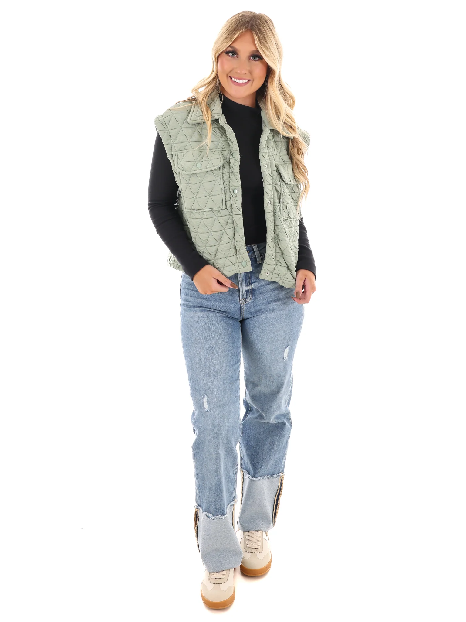 Stitch & Style Knit Vest - Image 2
