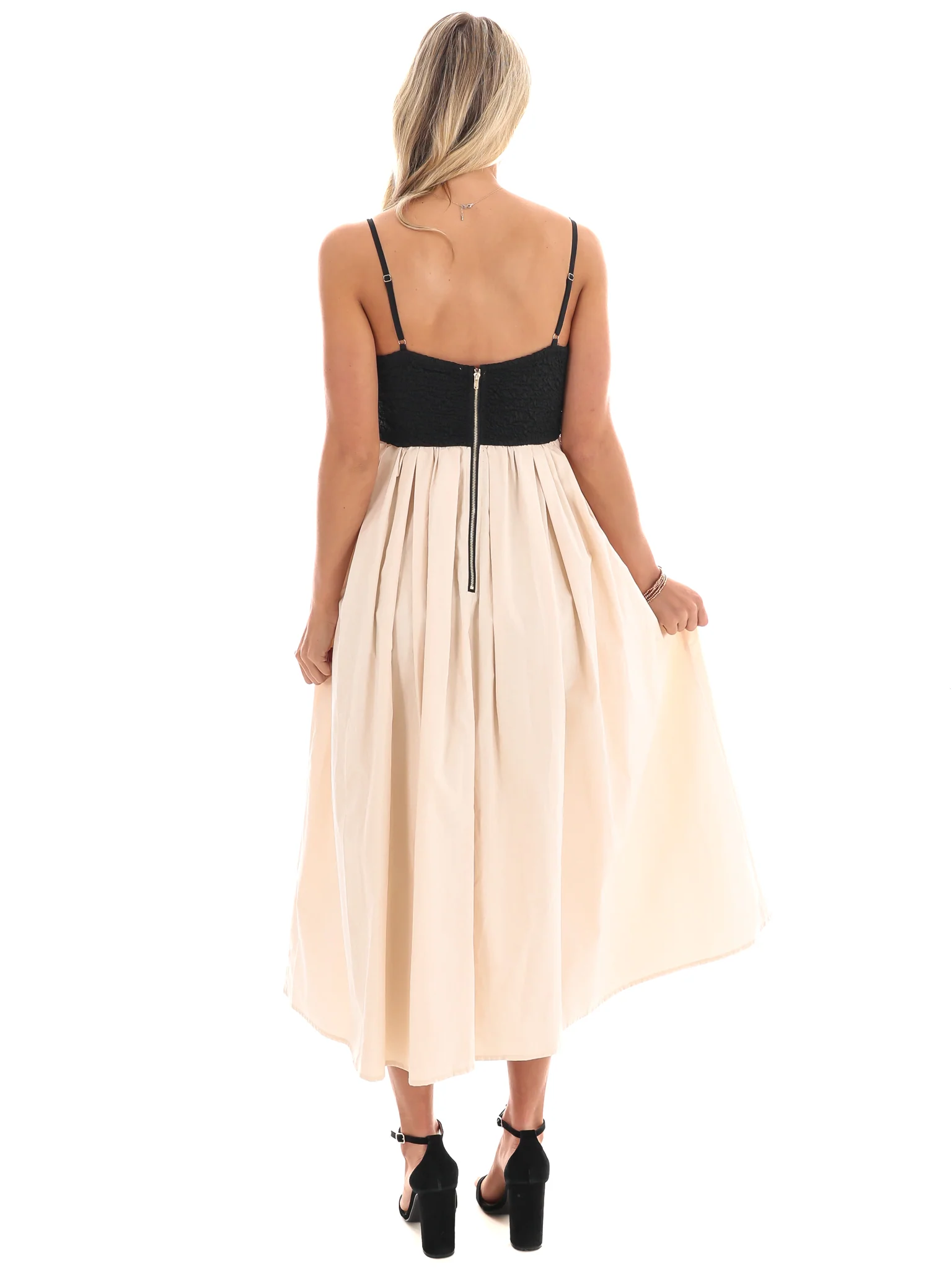 Stop & Stare Smocked Midi Dress - Image 7