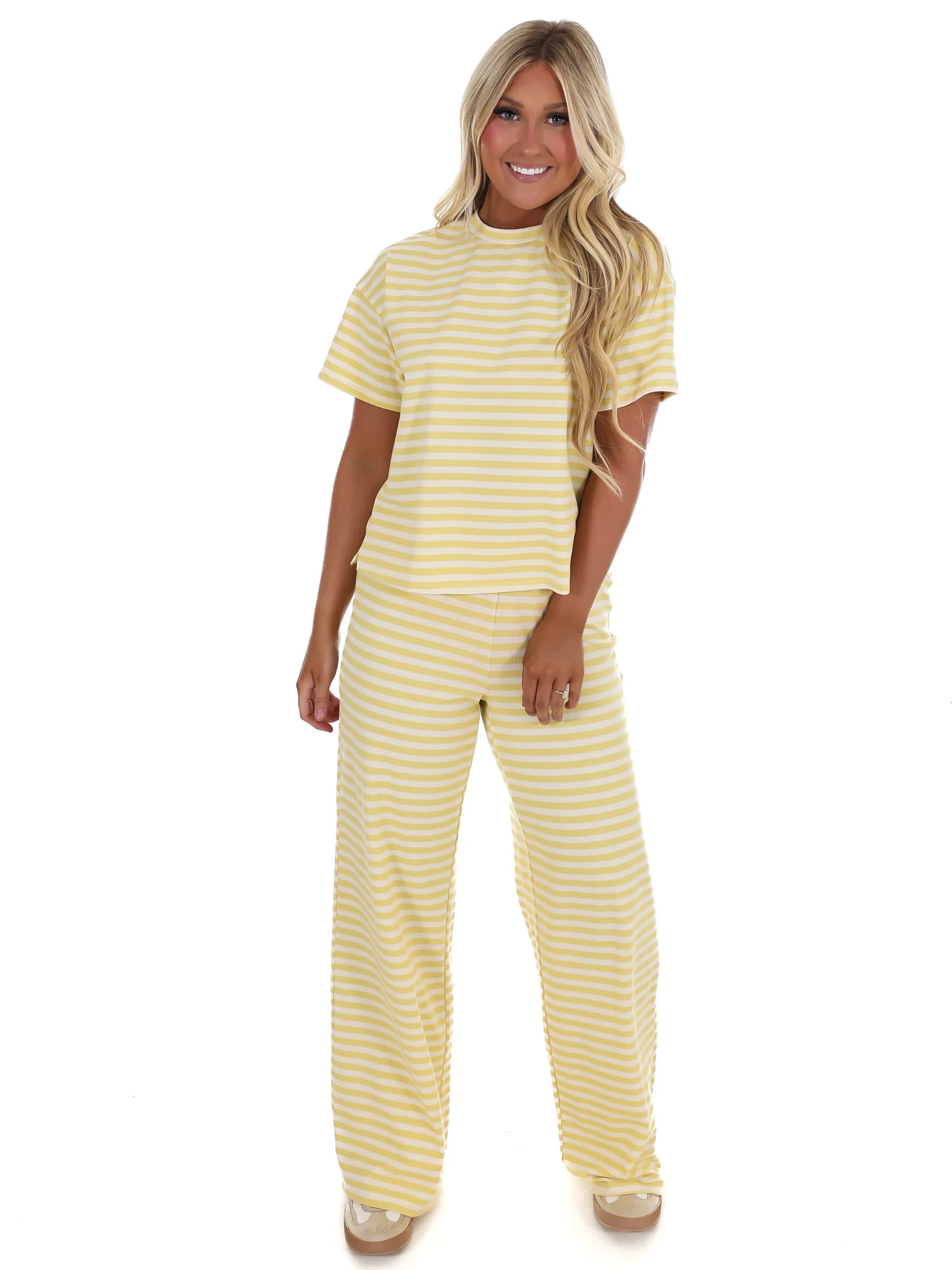 Straight Line Stripe Two Piece Set - Image 28