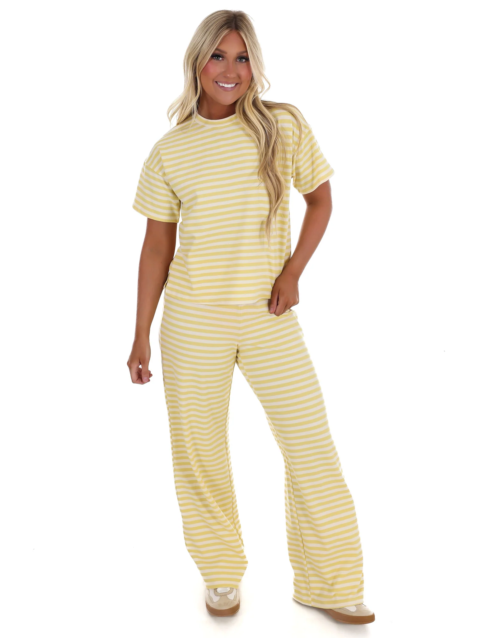 Straight Line Stripe Two Piece Set - Image 31