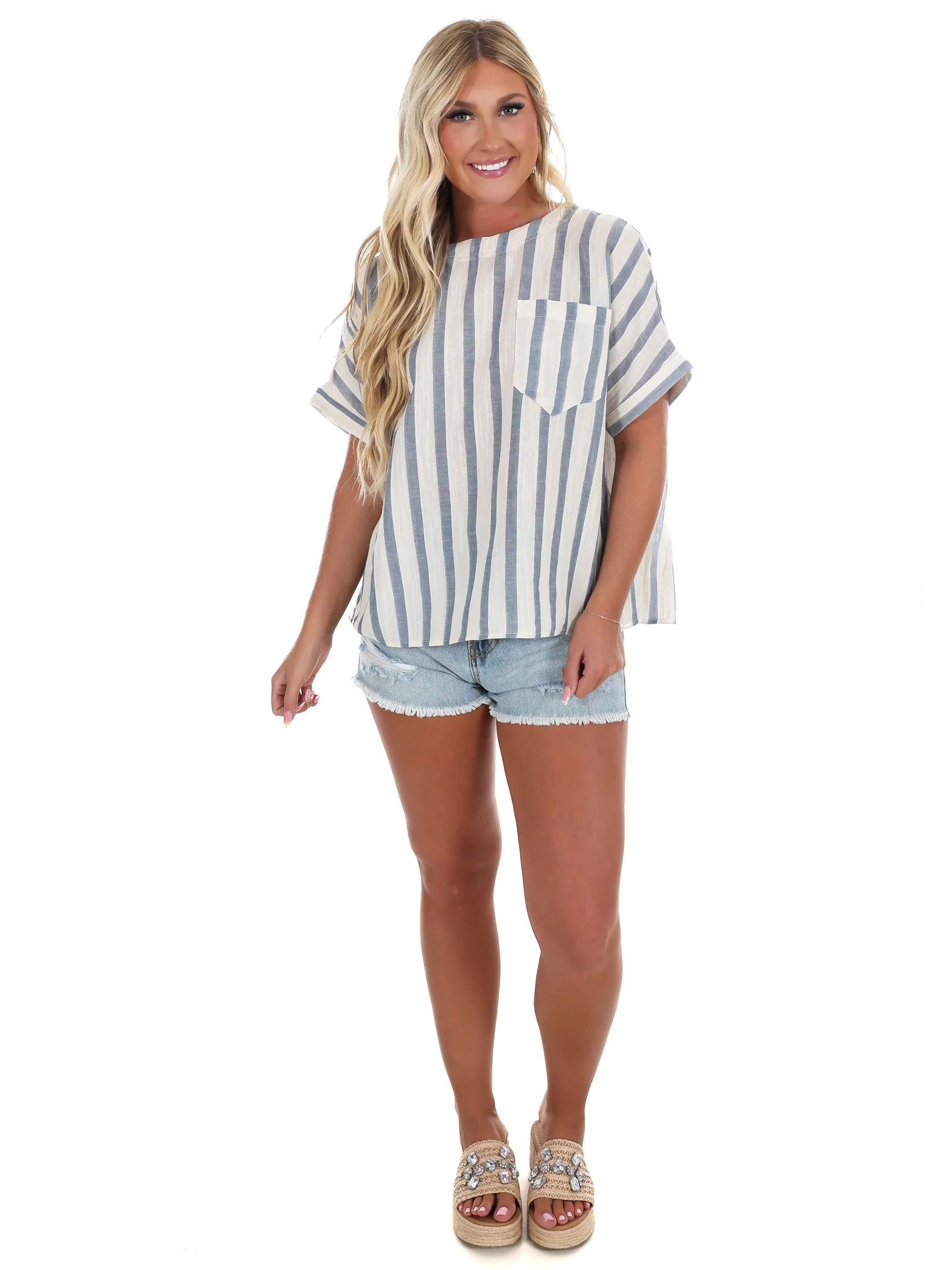 Straightforward Stripe Top - Image 6