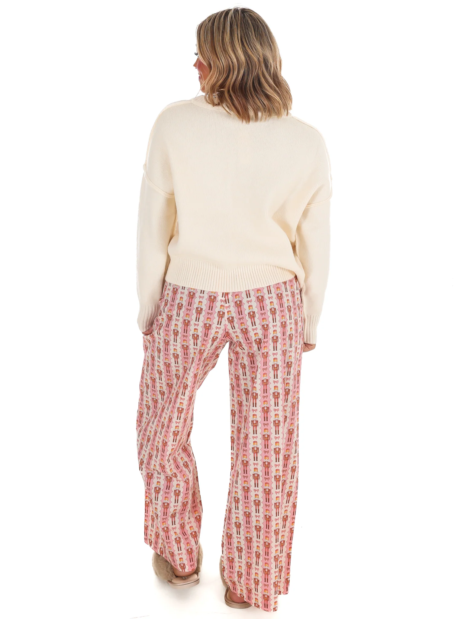 Sugar Plum Nutcracker Embroidery Sweater - Image 10