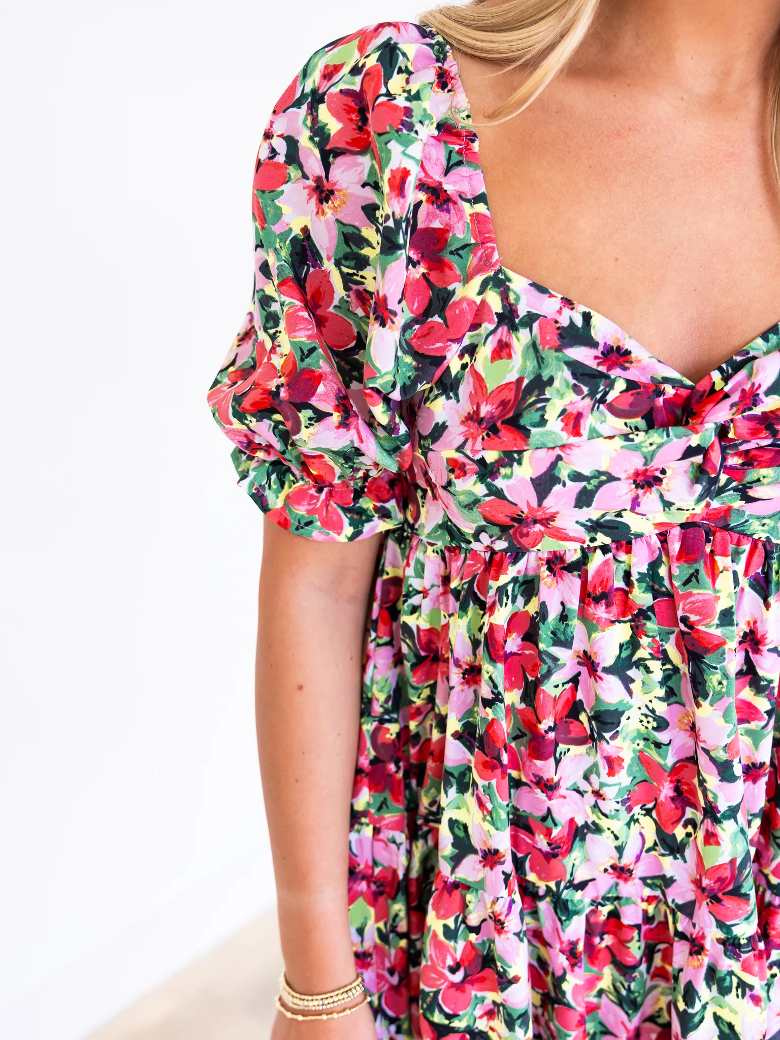 Sunday Service Floral Mini Dress - Image 5