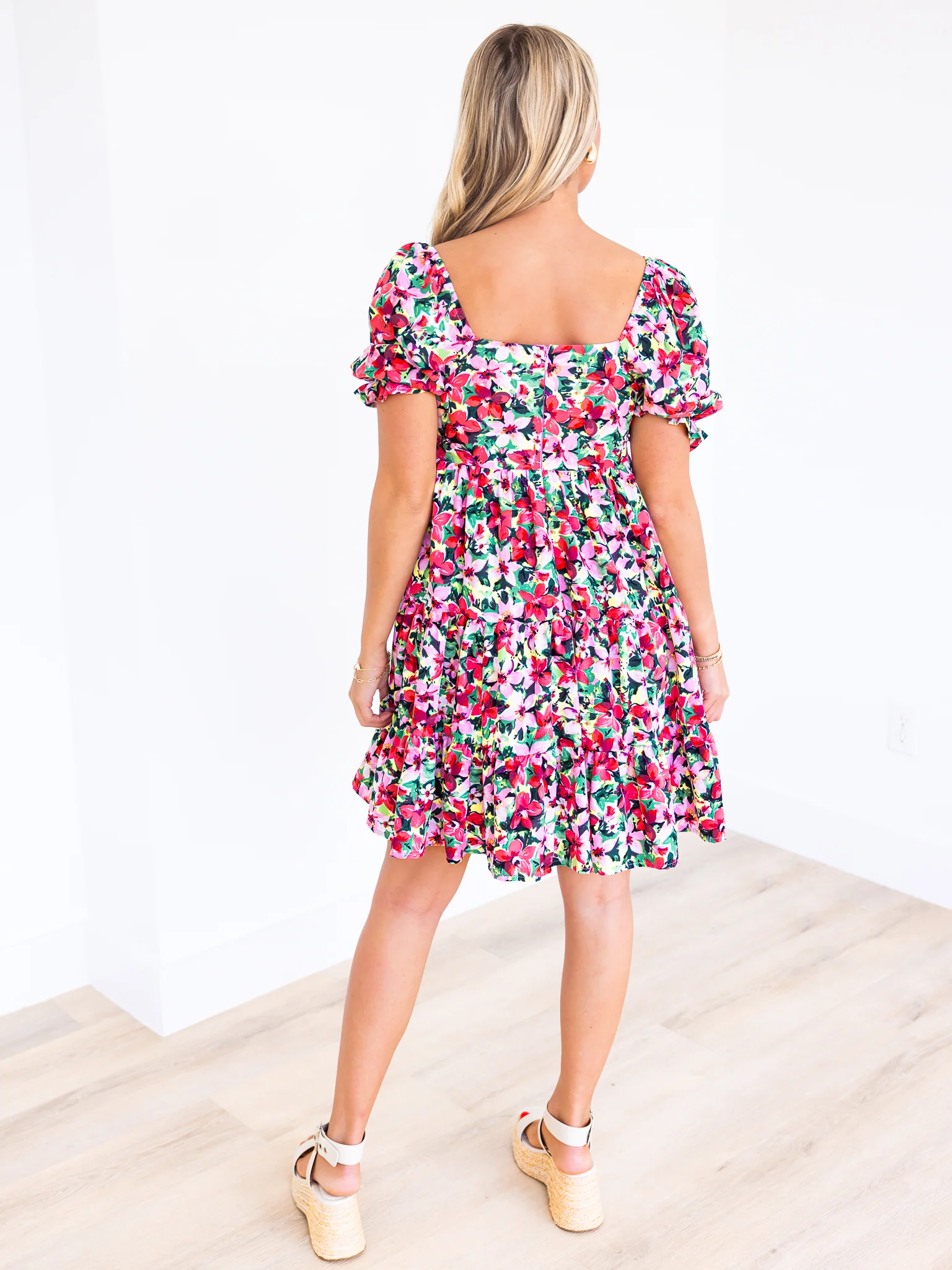 Sunday Service Floral Mini Dress - Image 7
