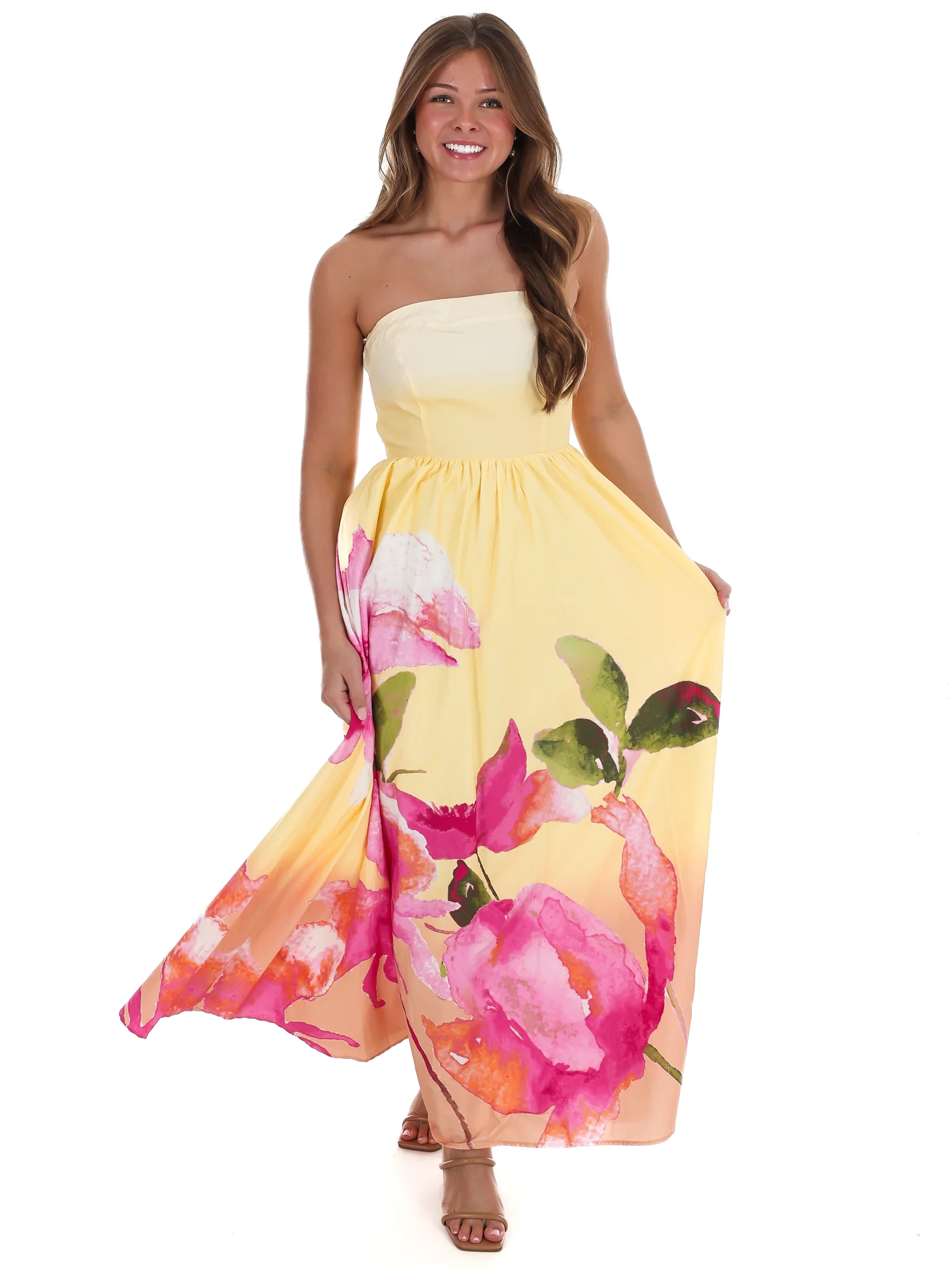 Sunnyside Strapless Maxi Dress - Image 2