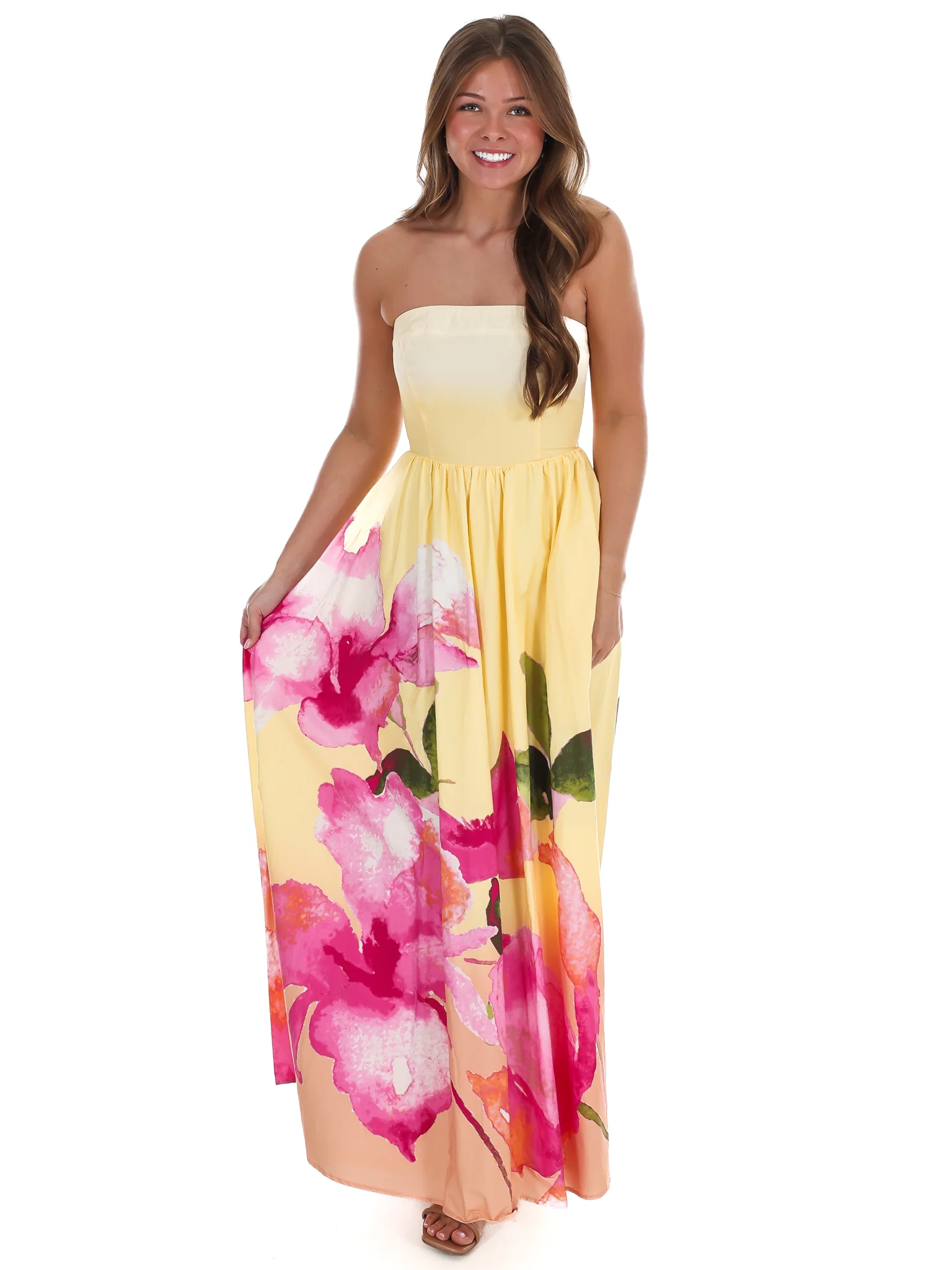 Sunnyside Strapless Maxi Dress - Image 5