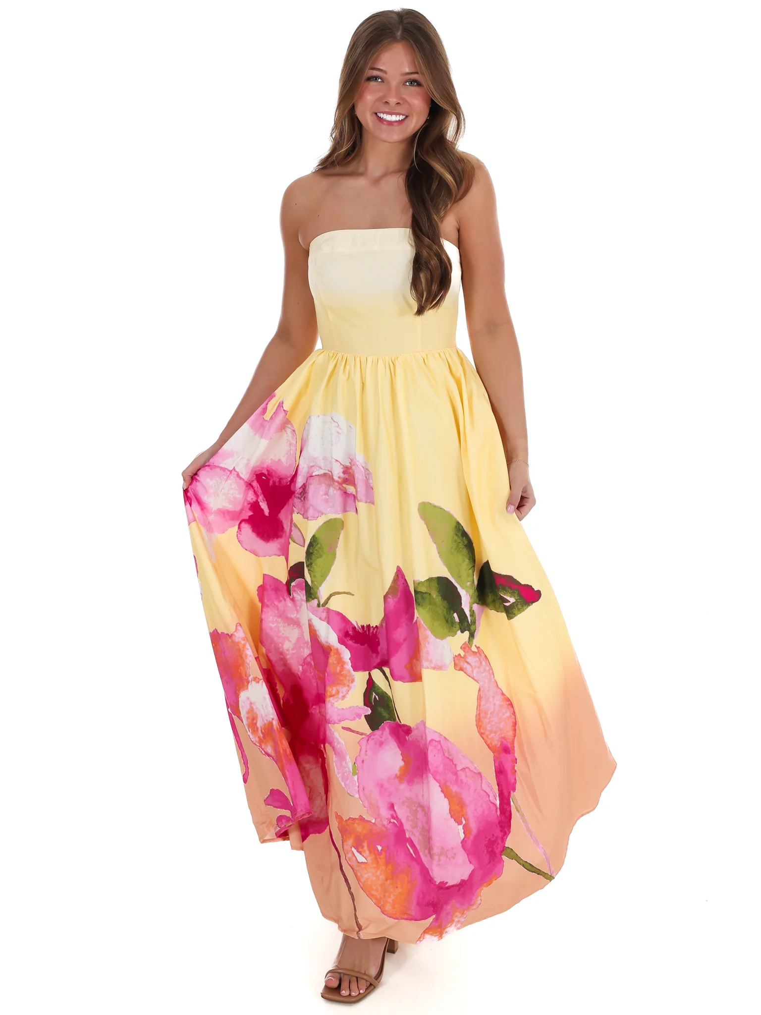 Sunnyside Strapless Maxi Dress - Image 7