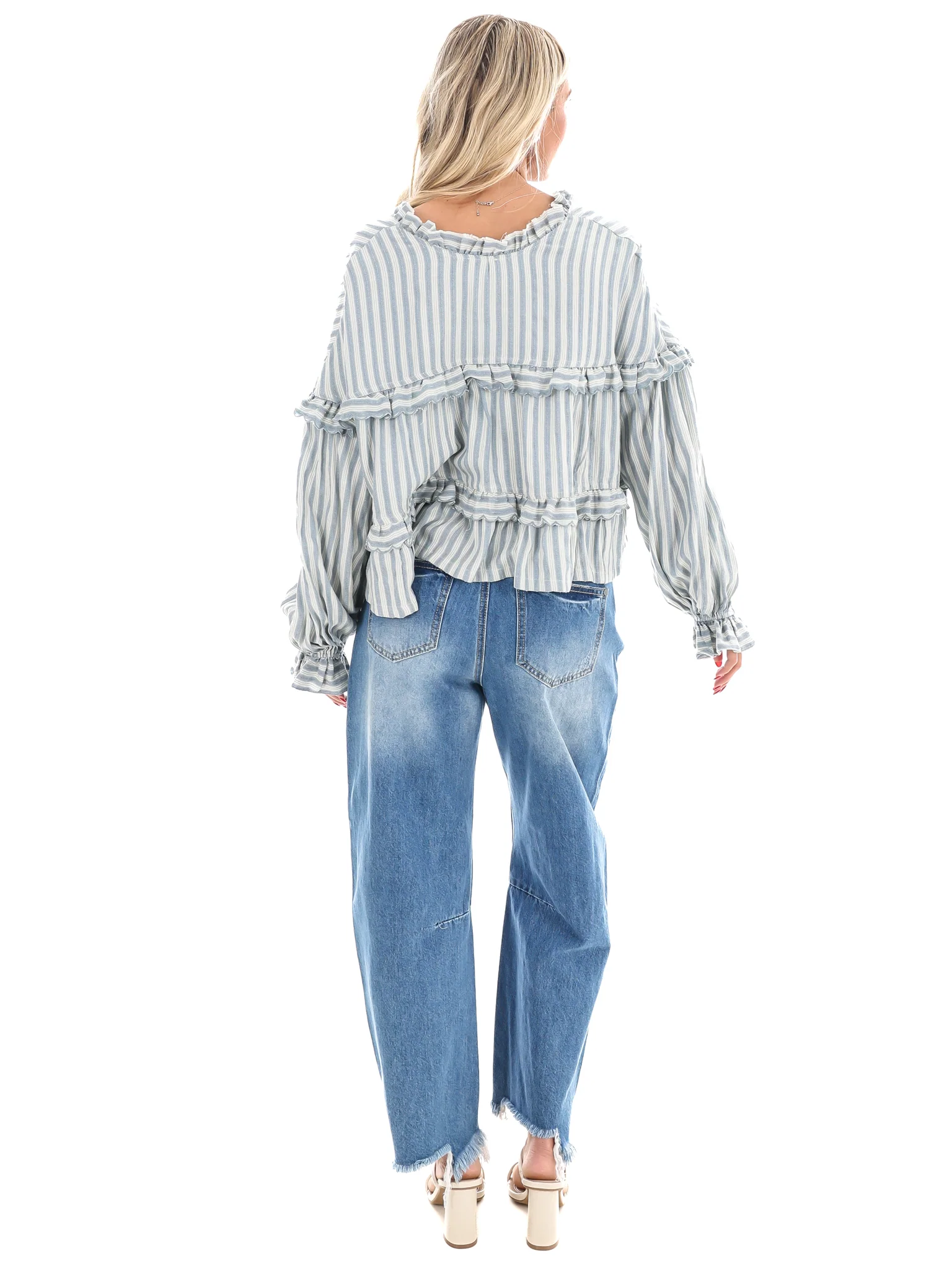 Sunset Steps Stripe Flowy Top - Image 15