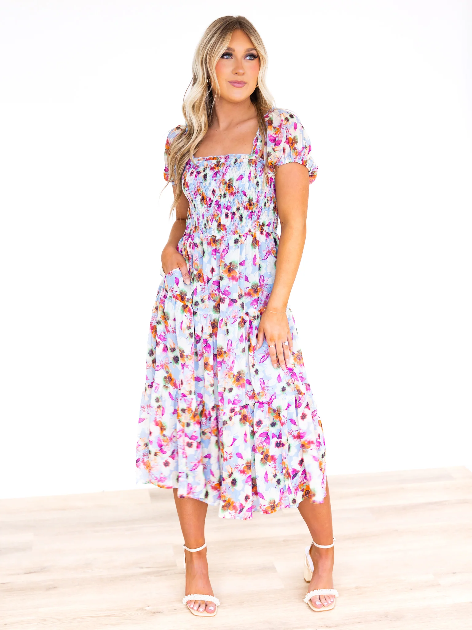 Sunshine Floral Maxi Dress - Image 4