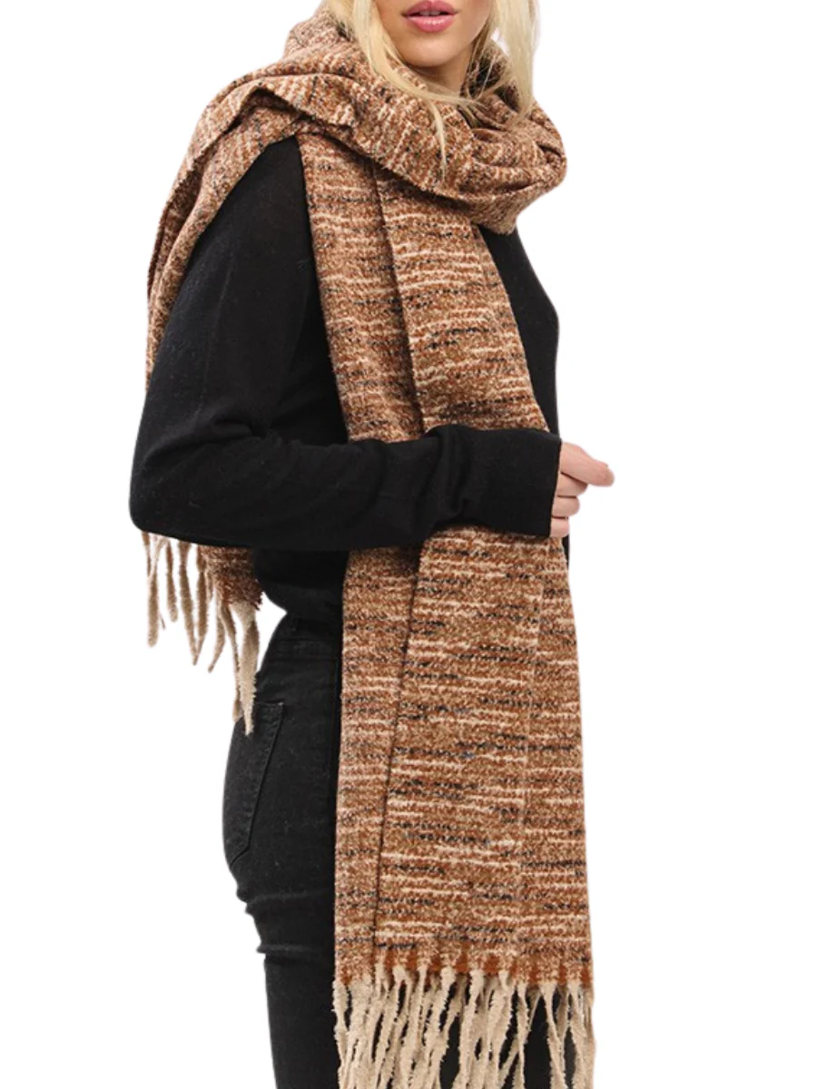 Super Soft Multi-Tone Fringe Scarf