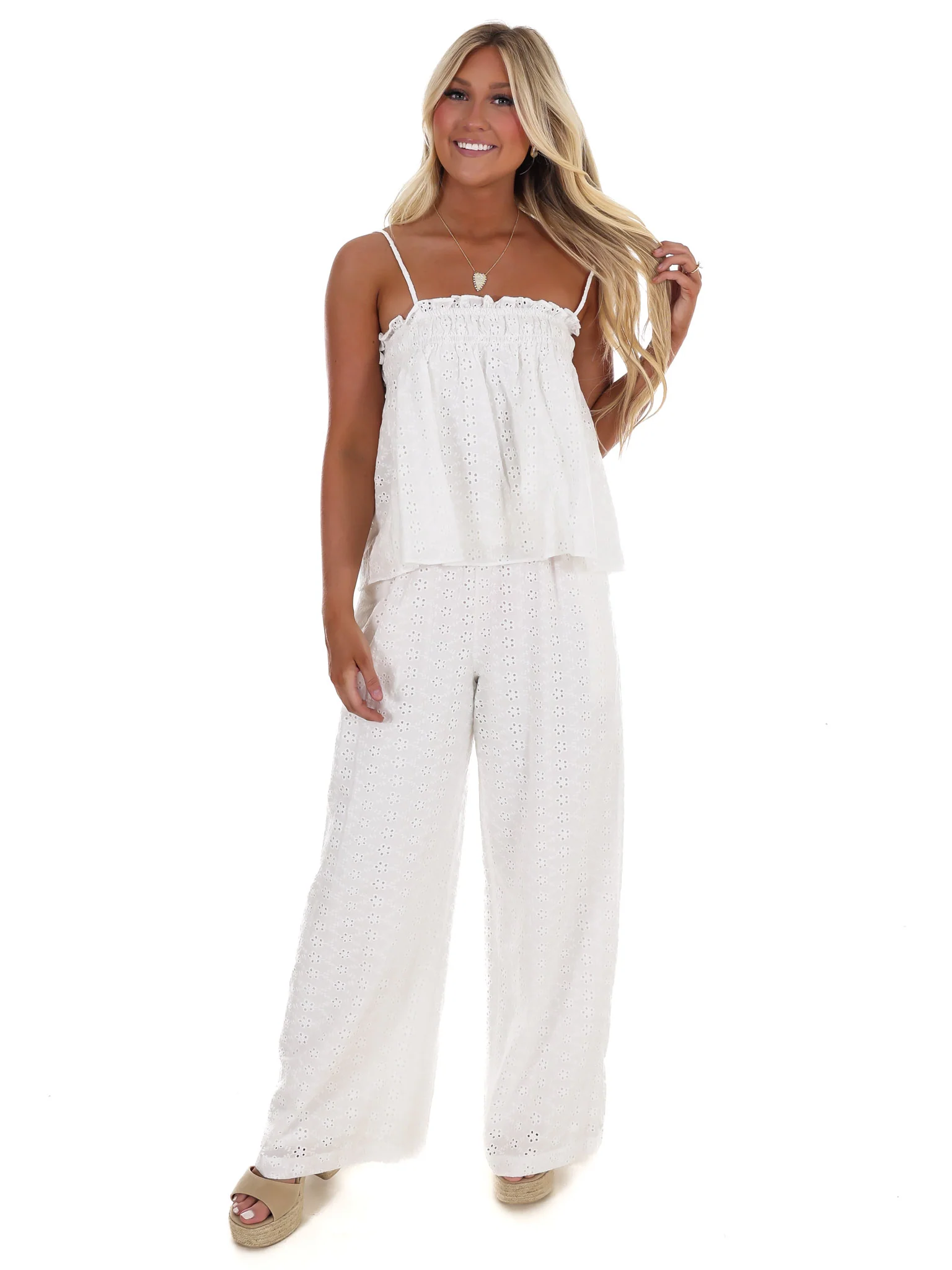 Sweet Escape Eyelet Two Piece Set - Image 6