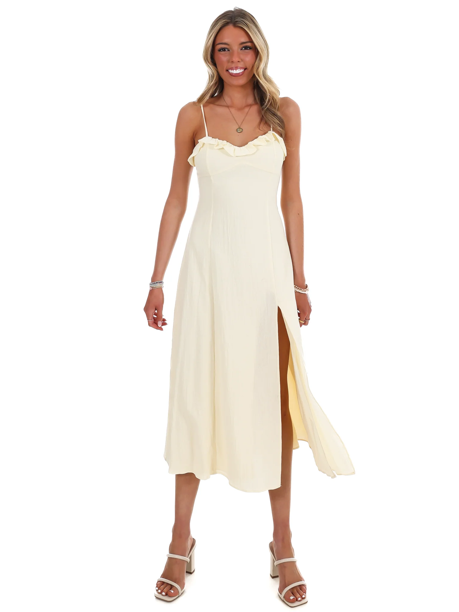 Sweet Simplicity Linen Maxi Dress - Image 4