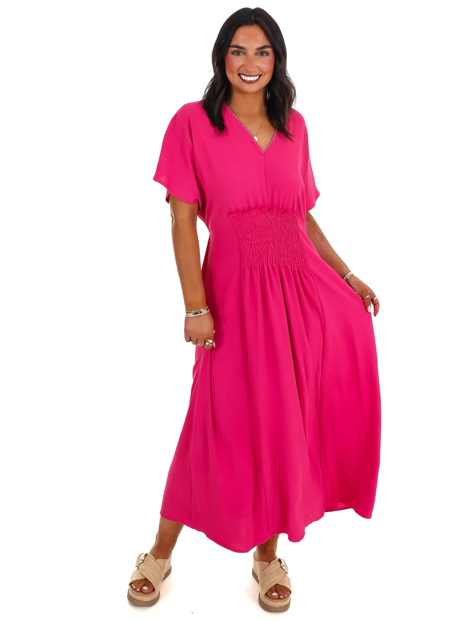 Sweet Thoughts V-Neck Maxi Dress - Image 17