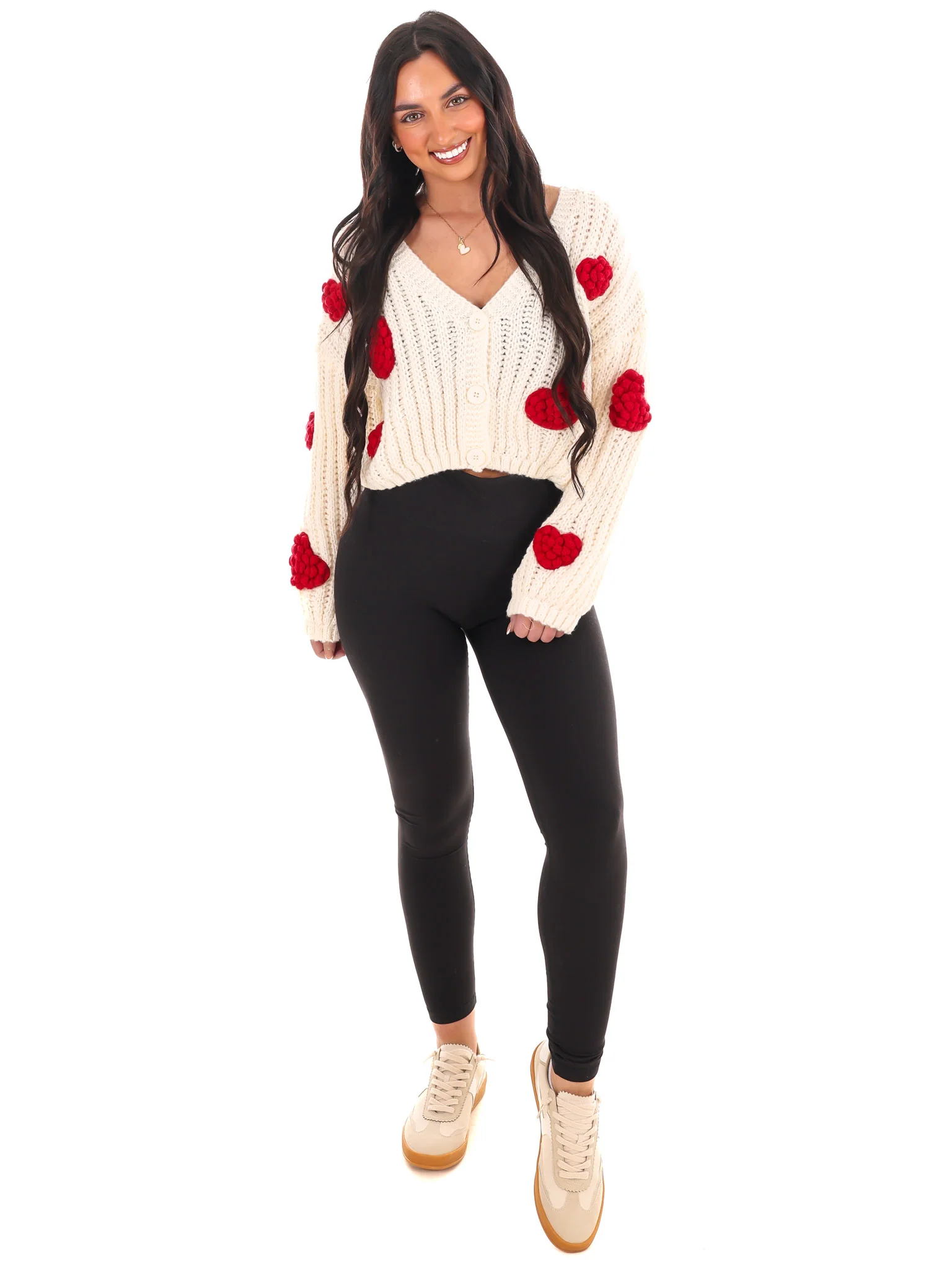 Sweetheart Knit Cardigan - Image 6
