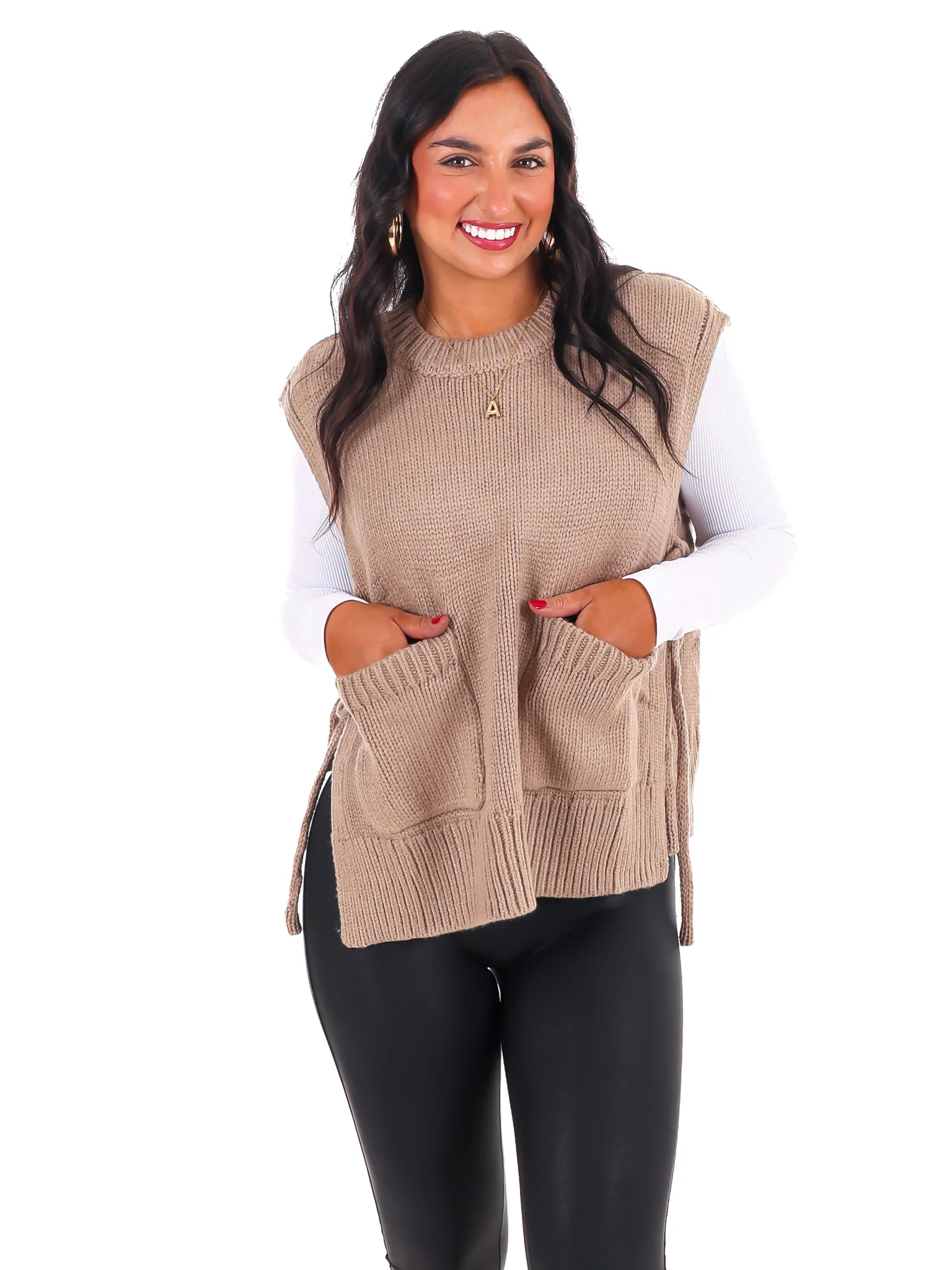 Swept Away Side Tie Sweater - Image 13