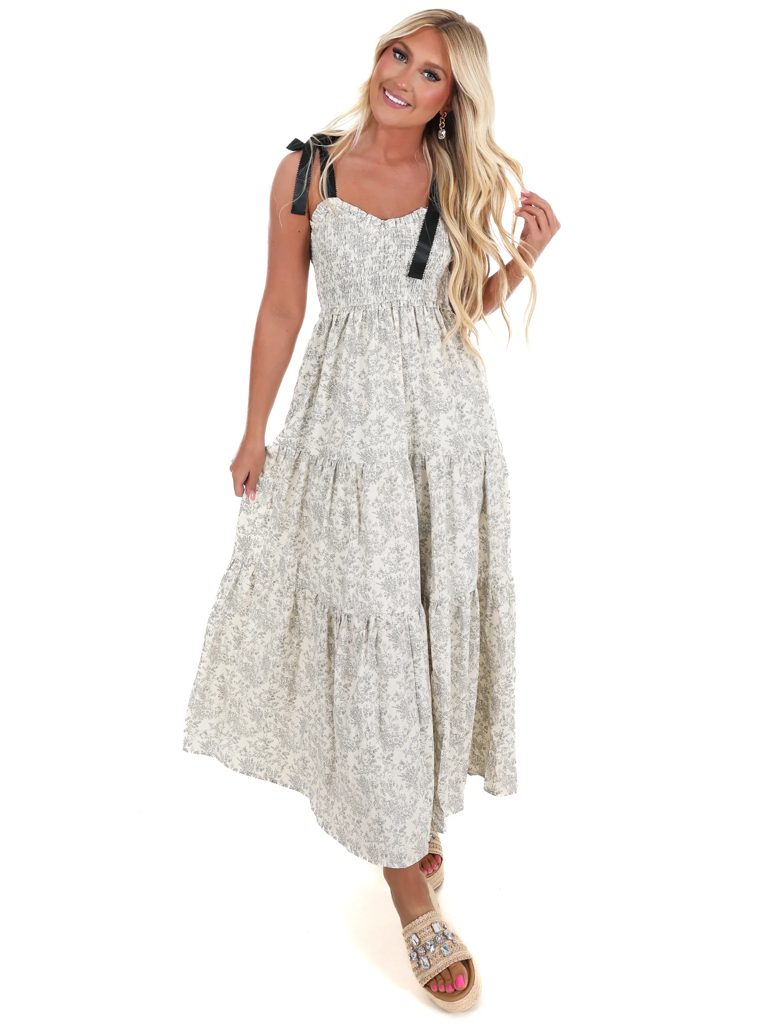 Take Me Away Floral Maxi Dress - Image 6