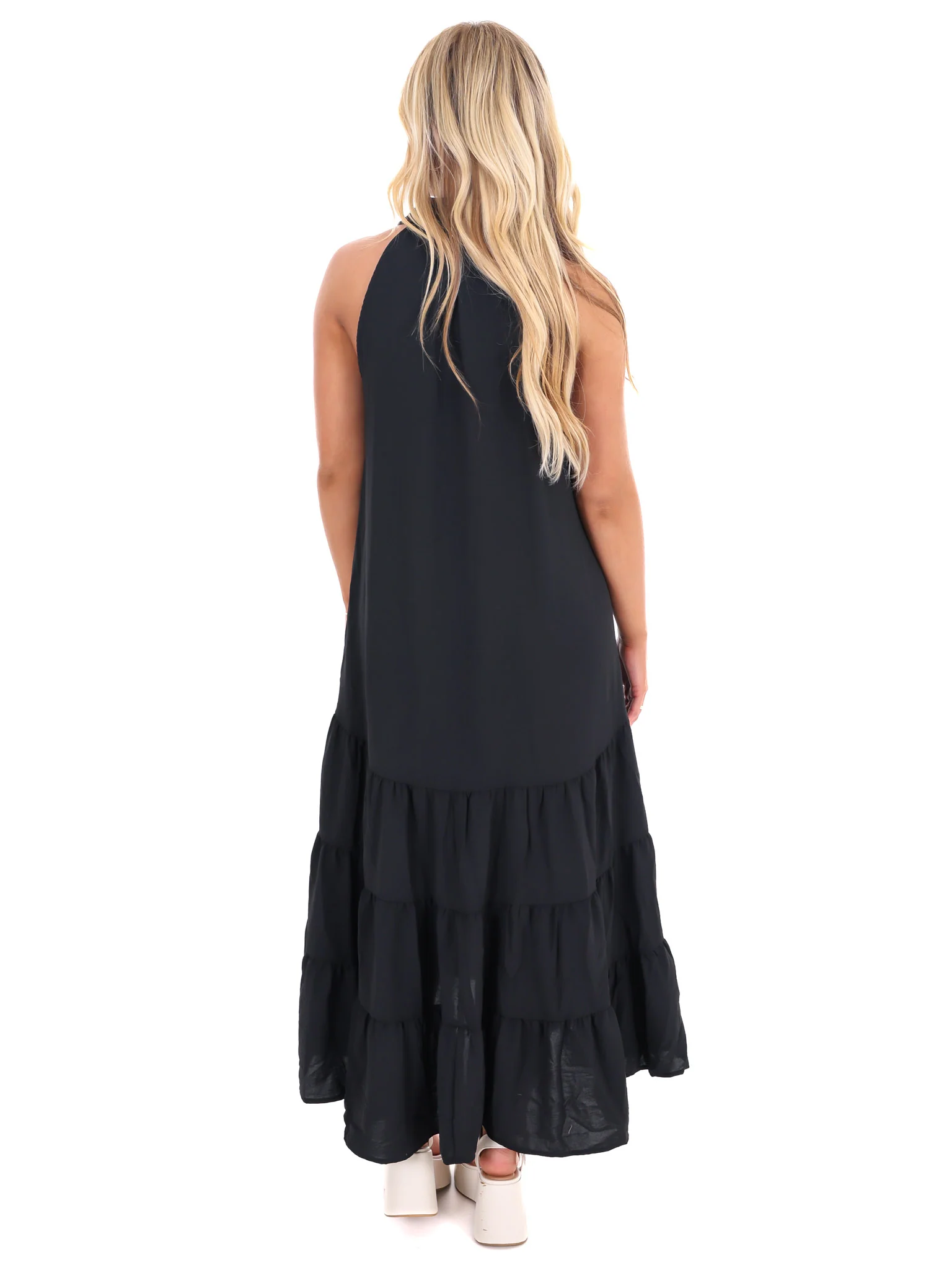Take Me Back Halter Maxi Dress - Image 6