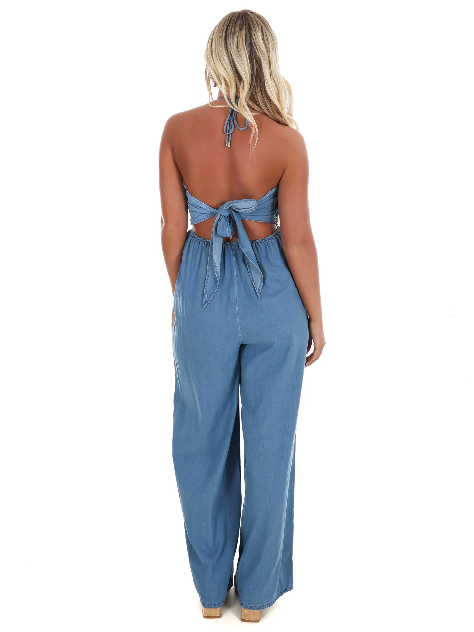 Take Time Off Halter Jumpsuit - Image 7
