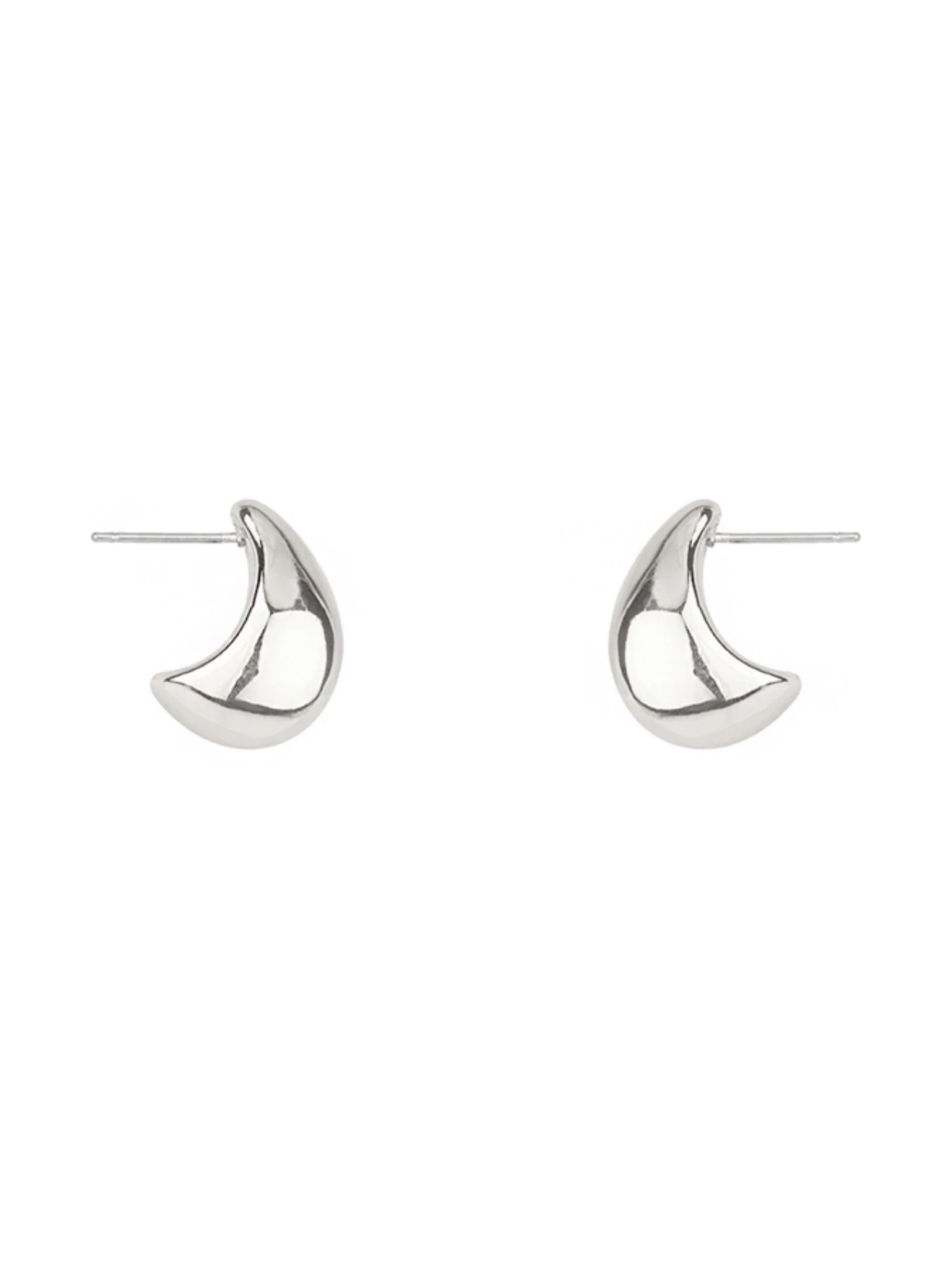 Teardrop Hoop Earrings - Image 2