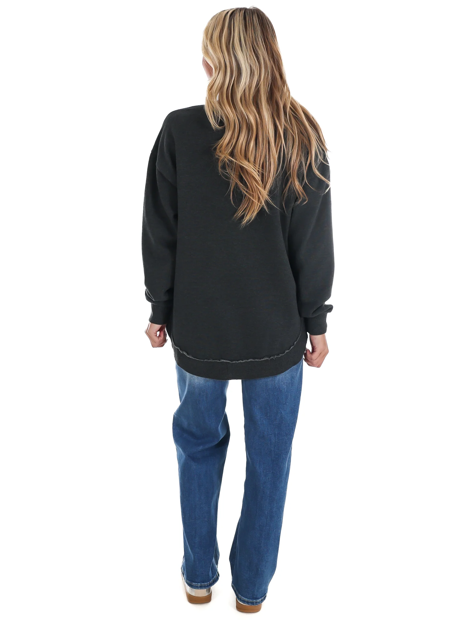 TENN Crewneck Poncho Fleece Pullover - Image 8
