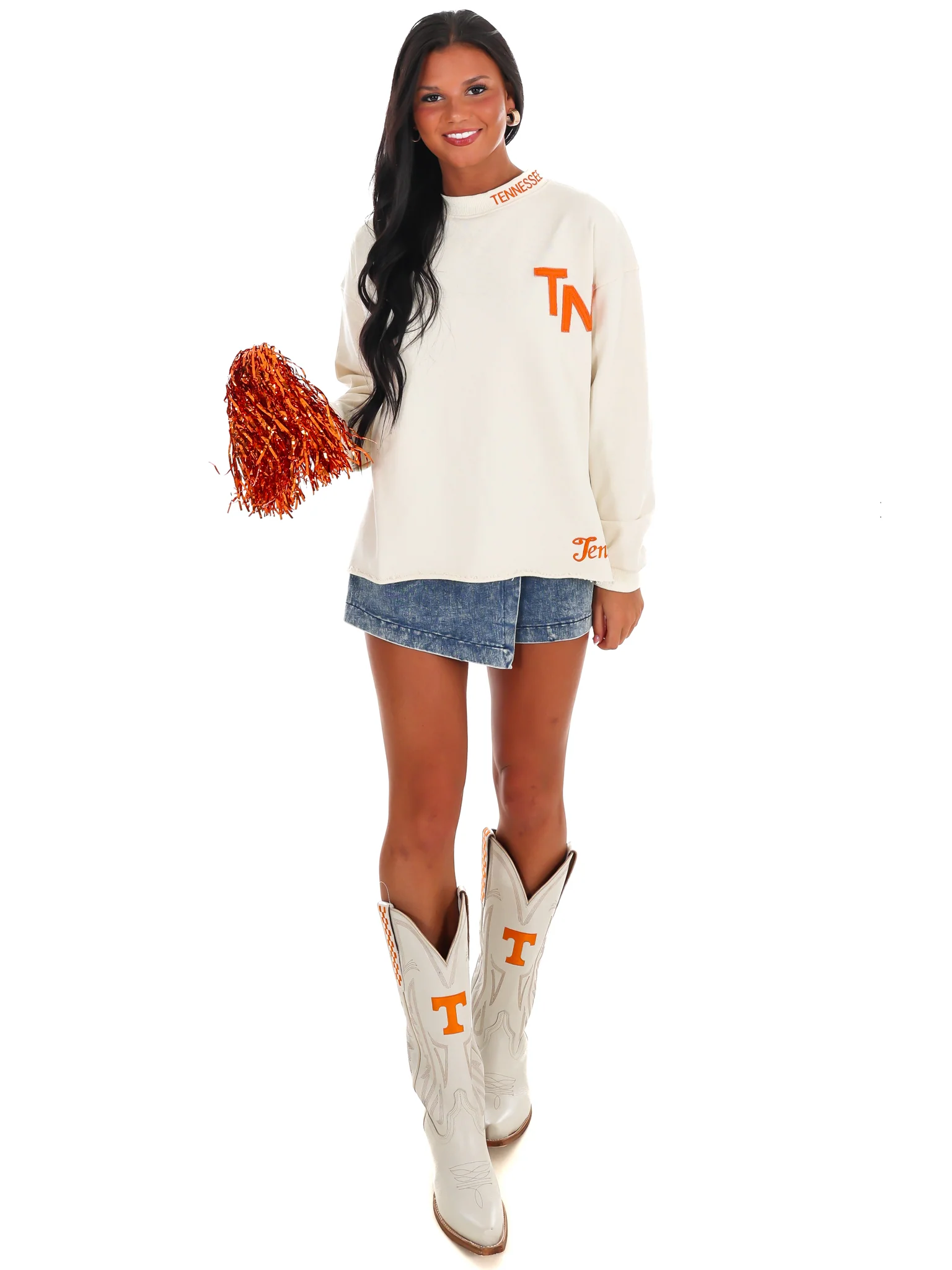 Tenn Print Pullover Sweater - Image 2