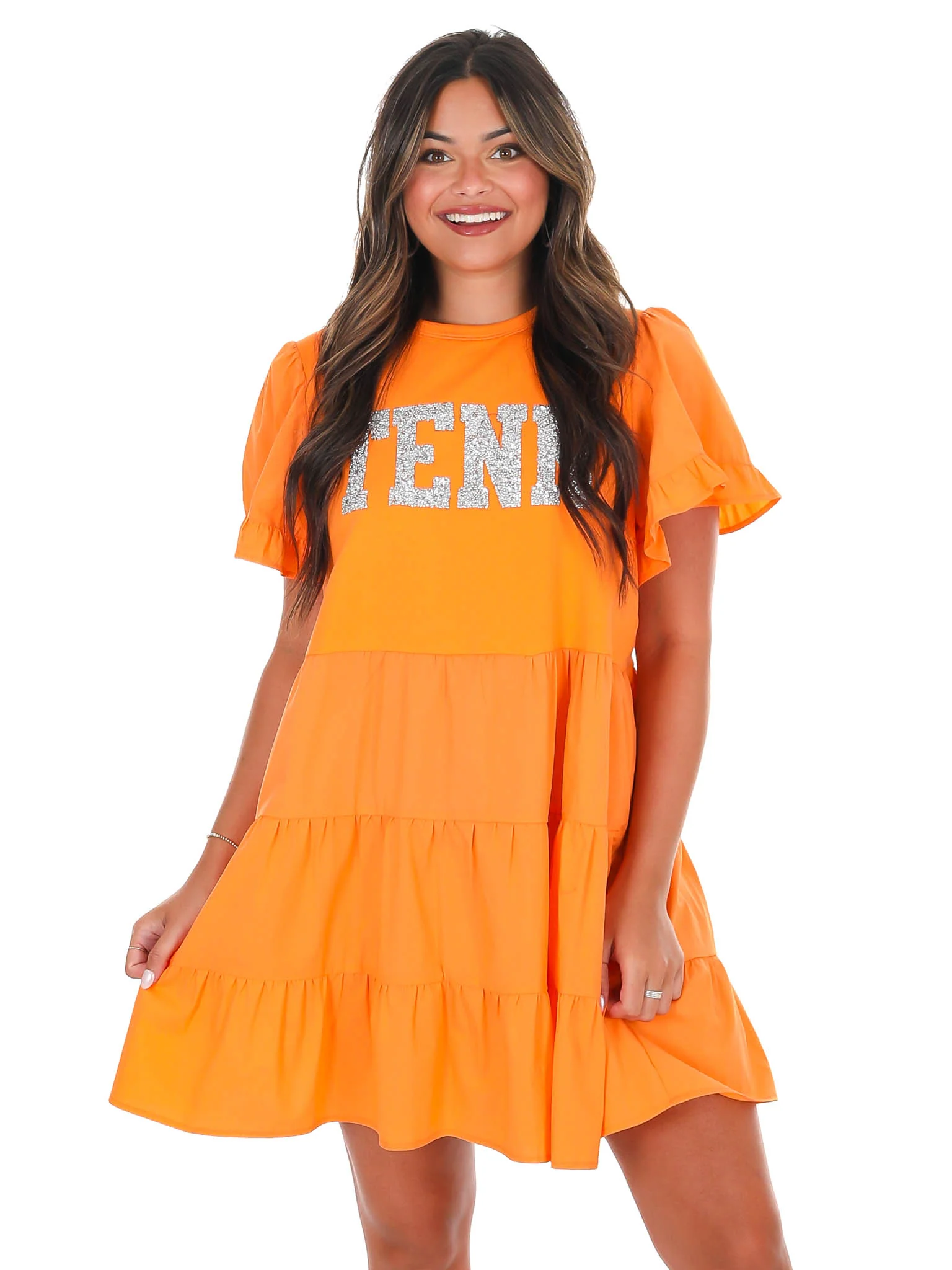 TENN Ruffle Mini Dress - Image 11