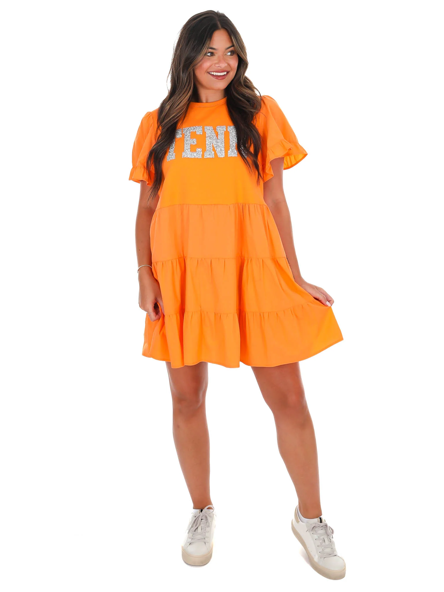 TENN Ruffle Mini Dress - Image 12