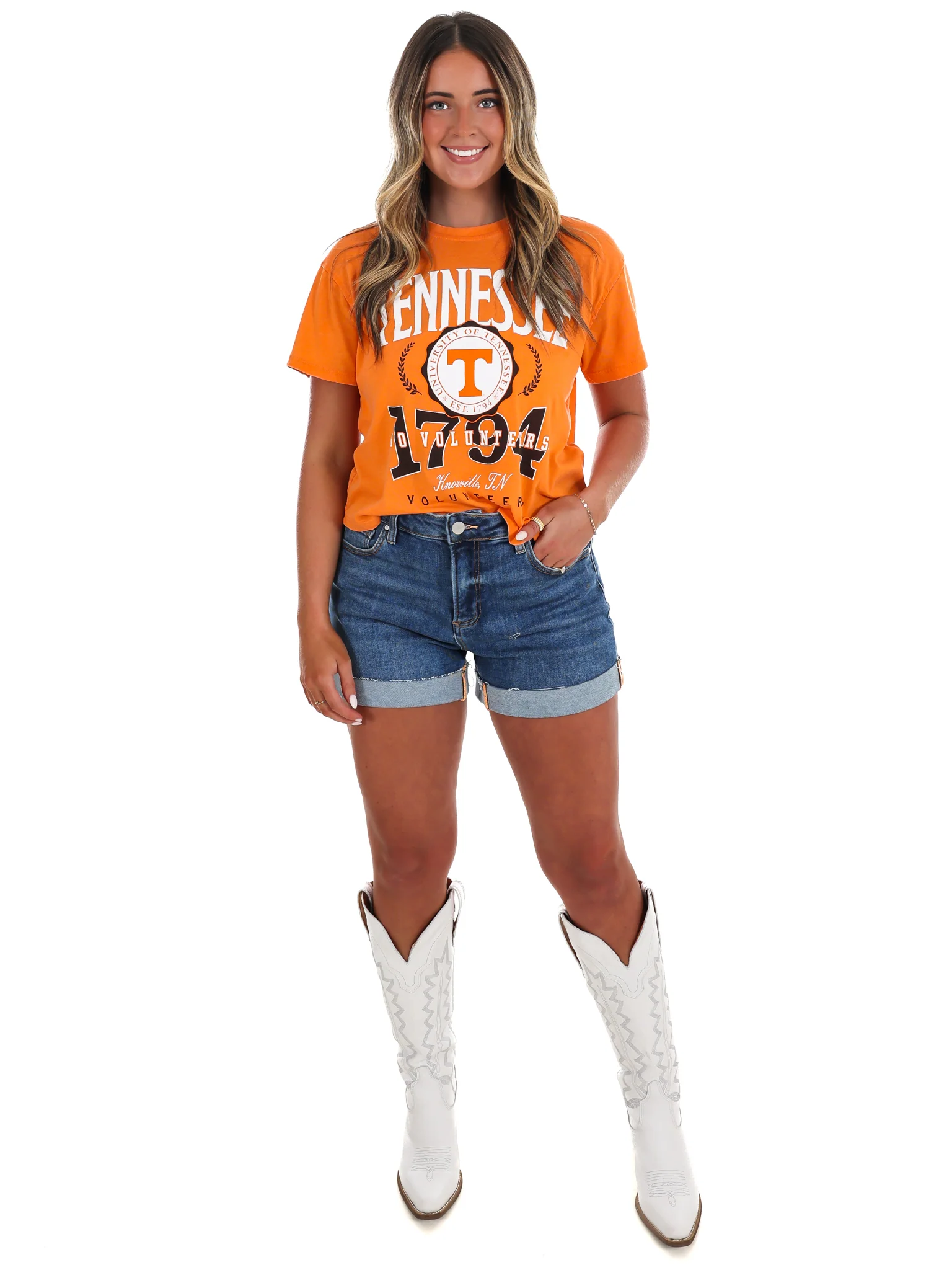 Tennessee 1794 Vintage Waist Length Tee - Image 4