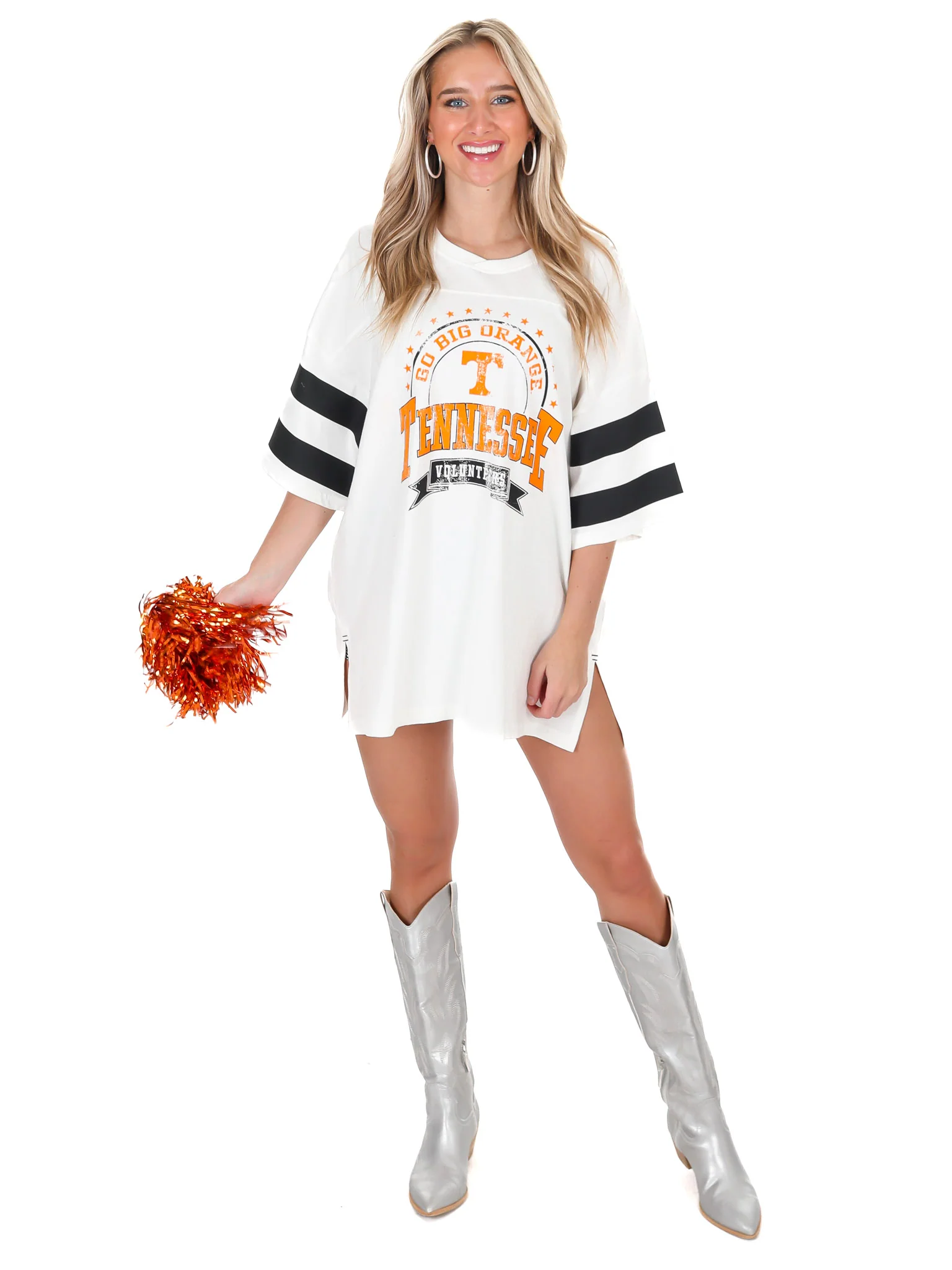 Tennessee Captain Double Stripe Oversized Tee - Image 6
