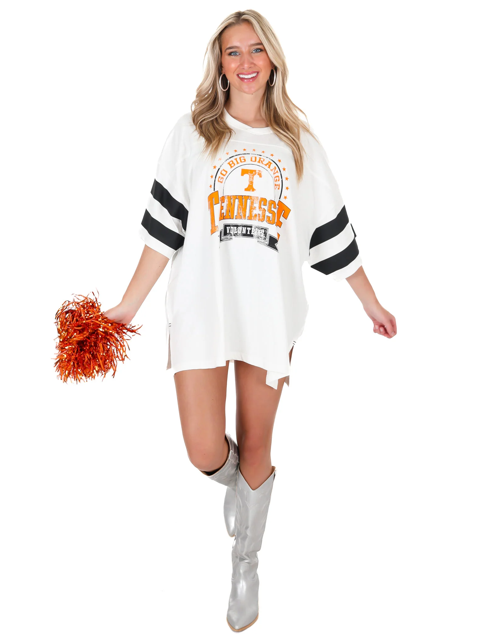 Tennessee Captain Double Stripe Oversized Tee - Image 8