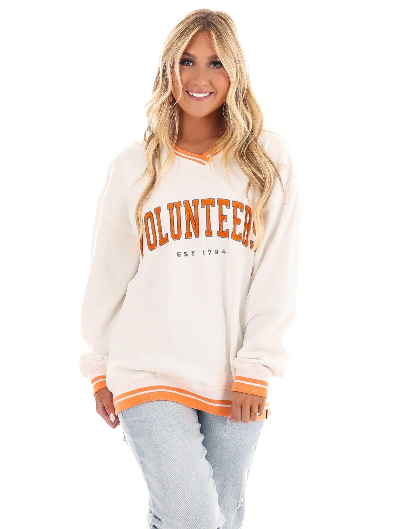 Tennessee Chenille Varsity V-Neck Pullover - Image 18