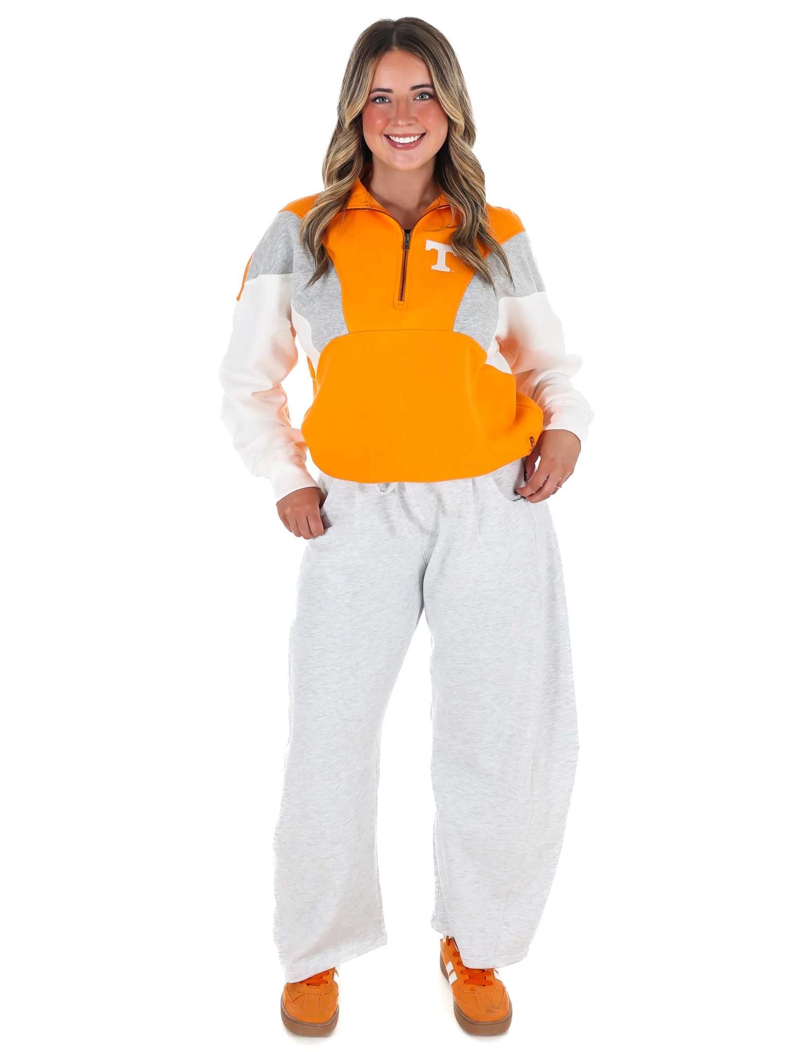 Tennessee Contrast Half Zip Pullover - Image 4