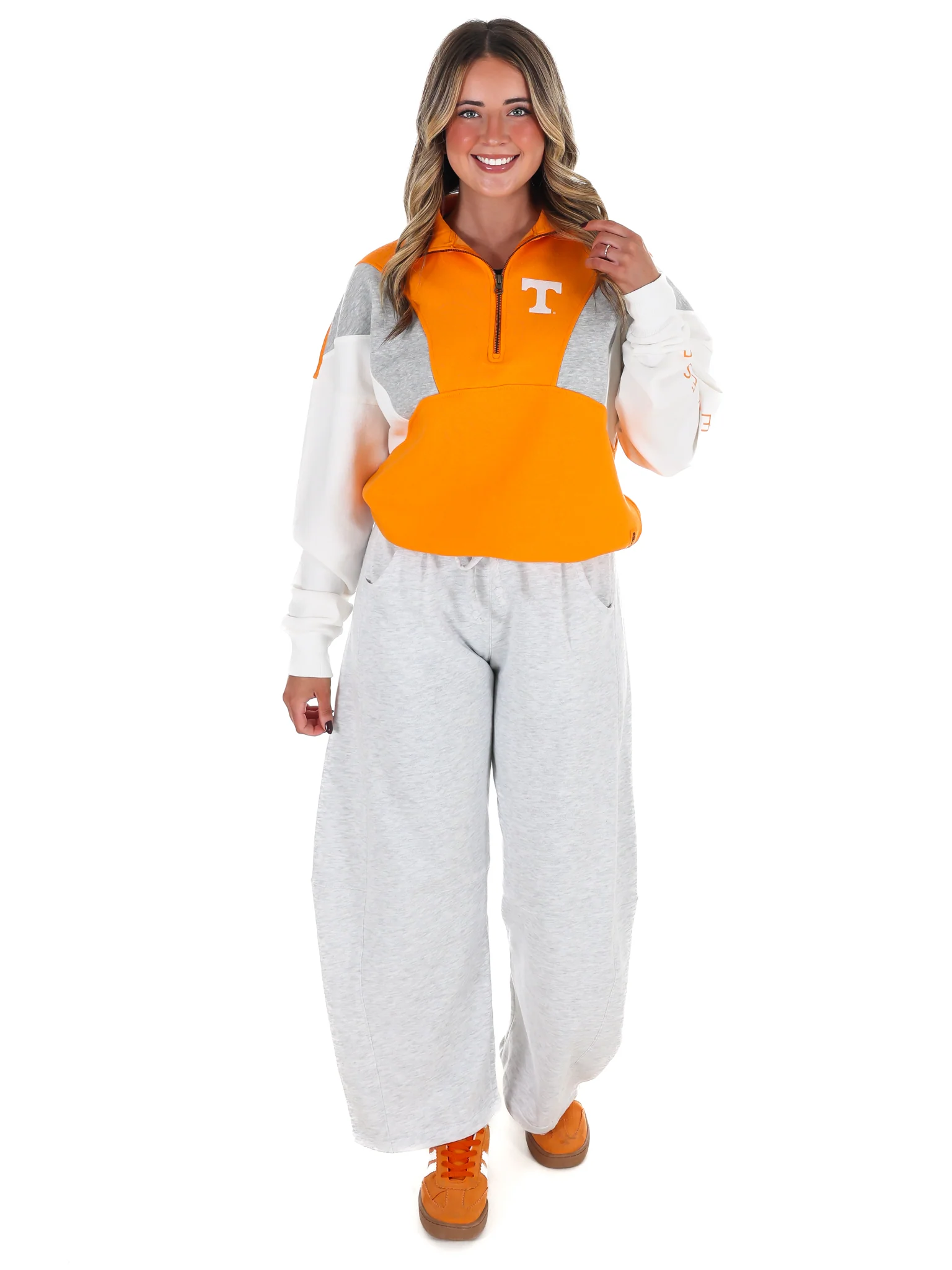 Tennessee Contrast Half Zip Pullover - Image 6